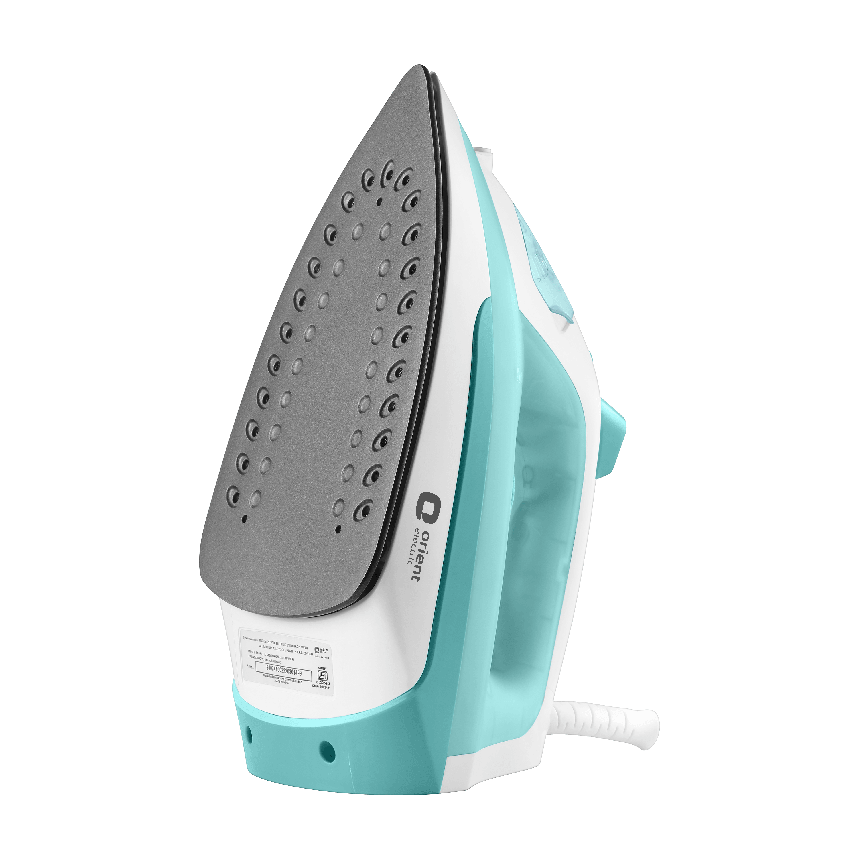orientelectric Fabrifeel Non Stick Steam Iron for Clothes - view 3
