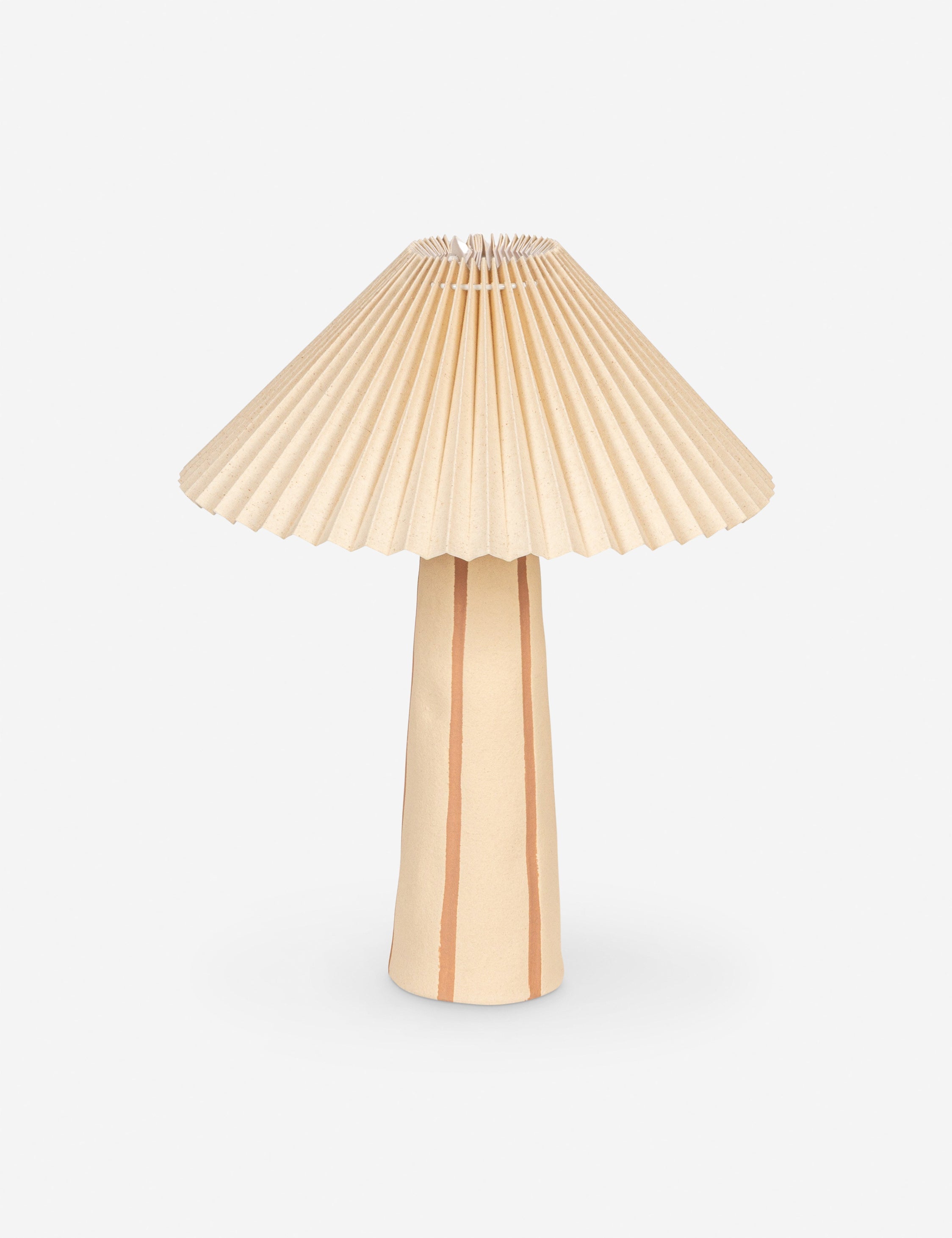 Lulu and Georgia Baza Table Lamp – Natural Stripe