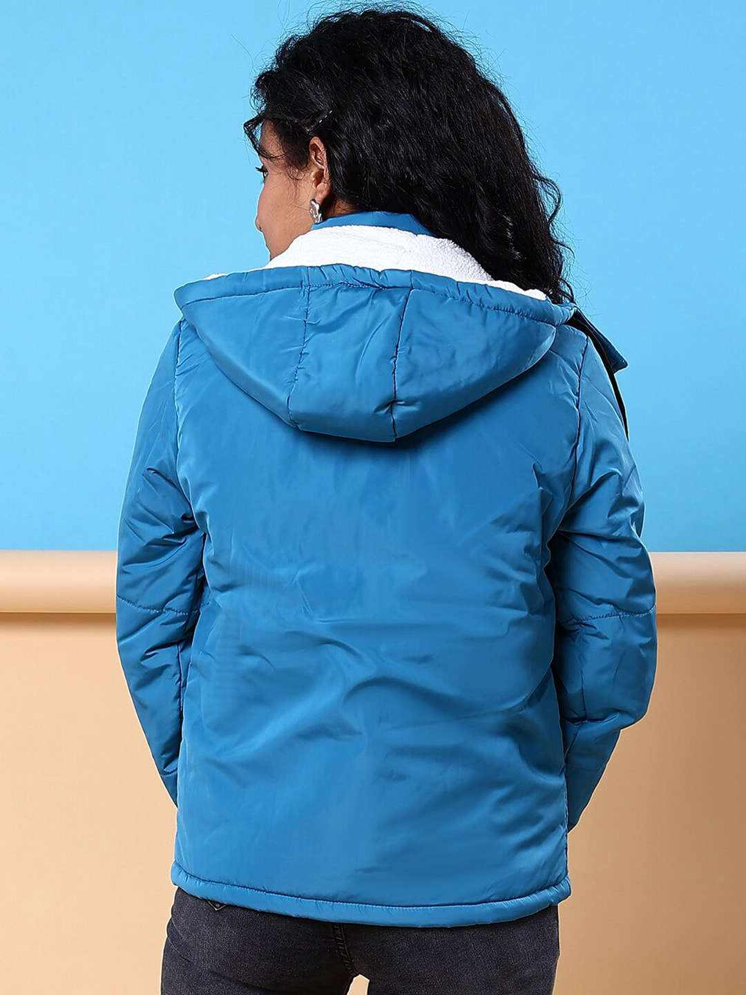 Freehand By The Indian Garage Co Women Winter Crop Jacket - view 6