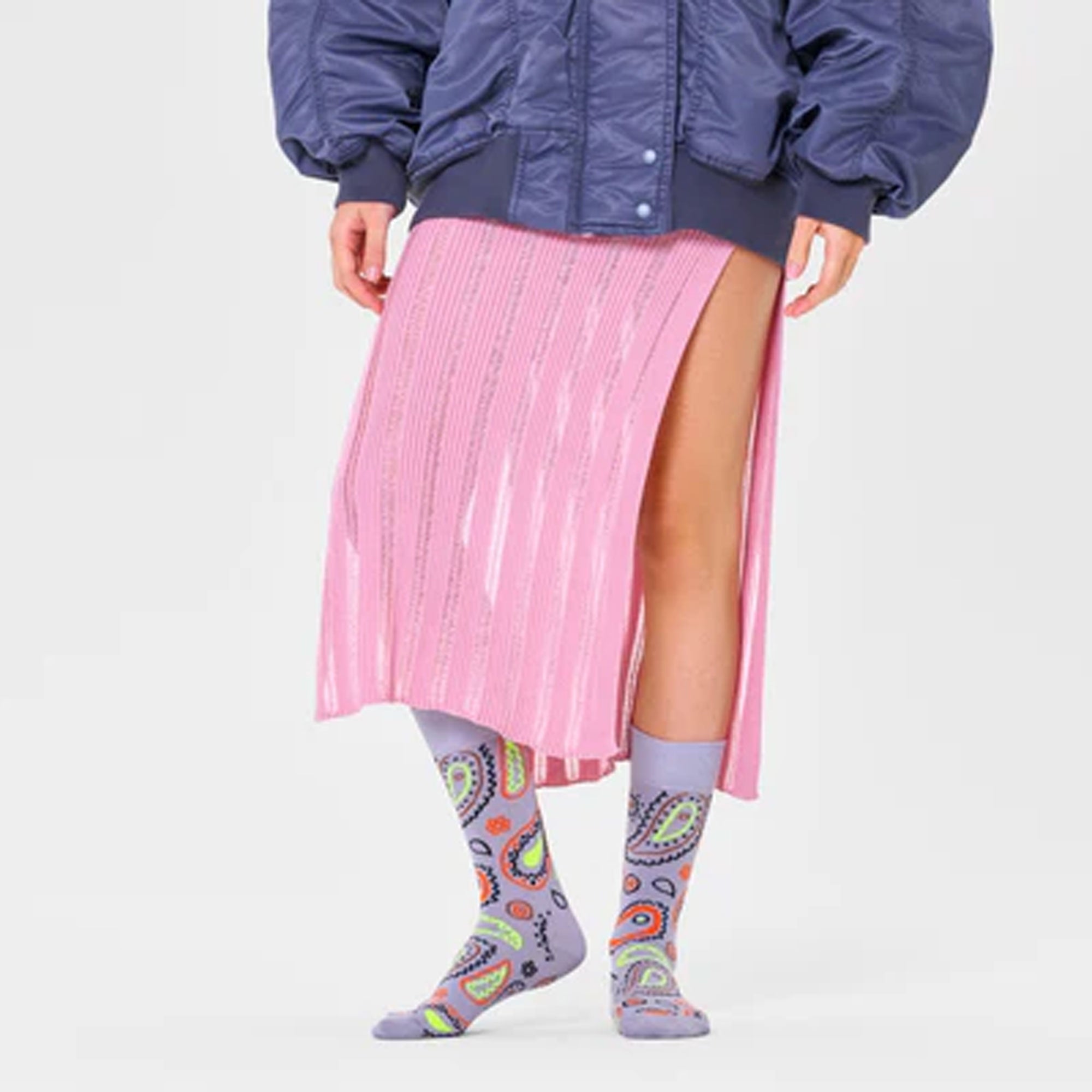 Happy Socks | PAISLEY SOCK { GREY - view 2