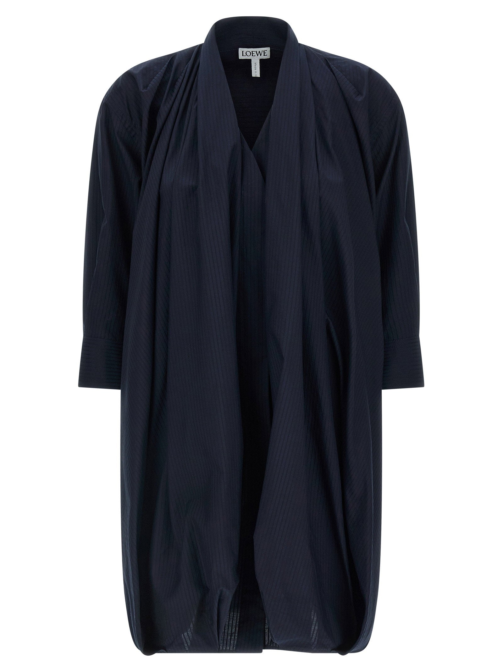 Loewe Draped Dress – 98% cotton, 2% polyester