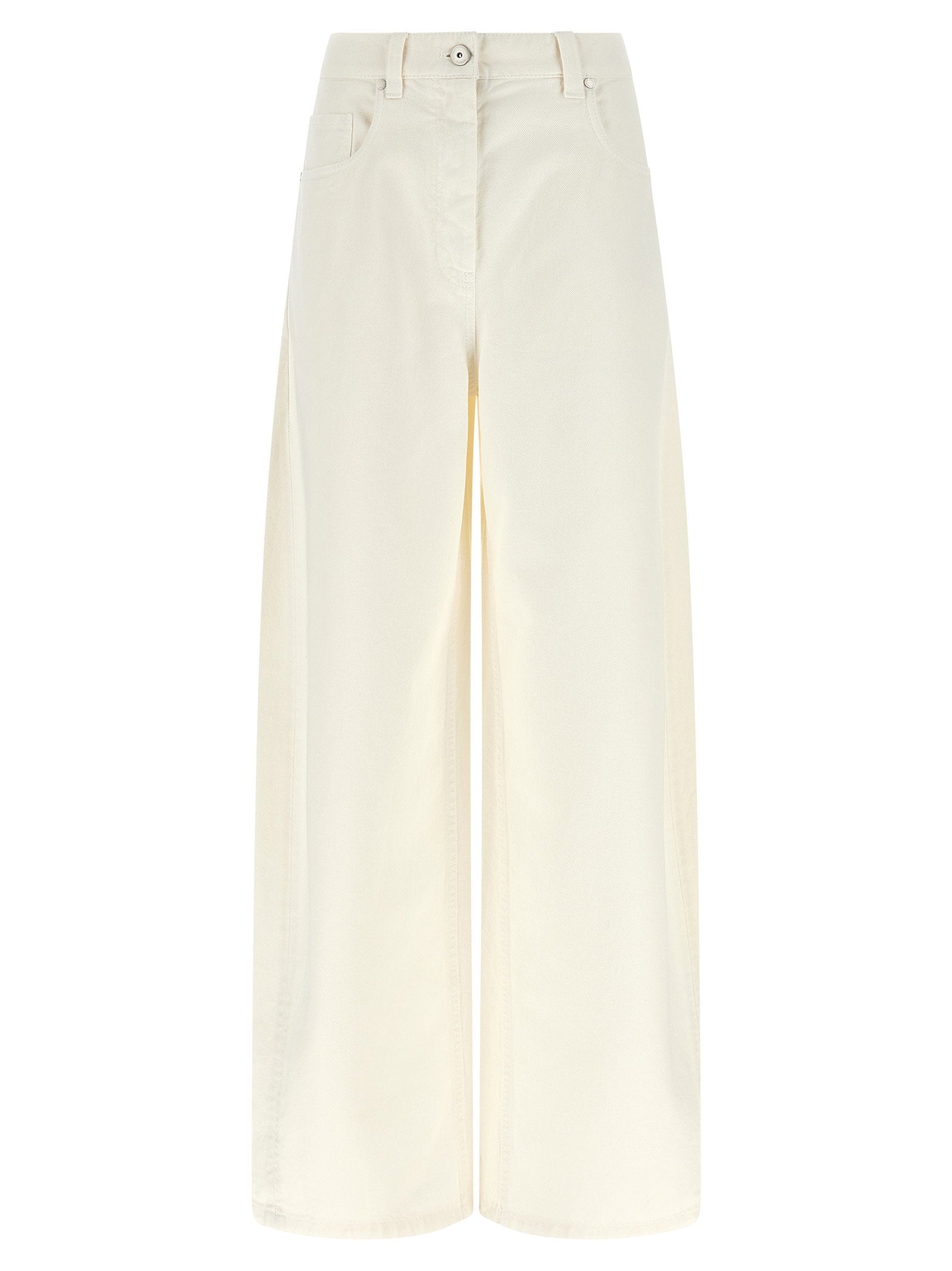 Brunello Cucinelli The Wide Barrel Jeans – 100% cotton