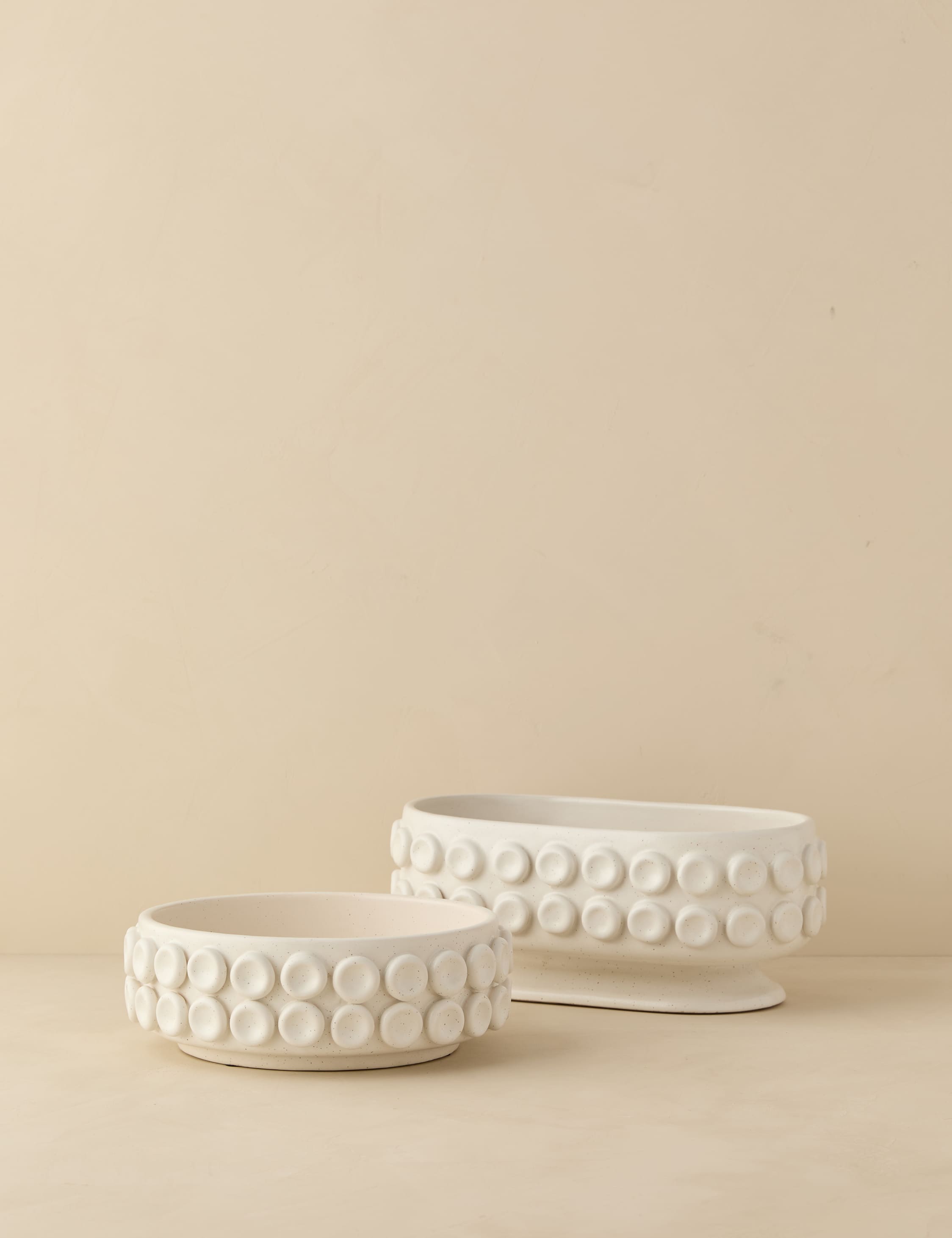 Lulu and Georgia Ives Pedestal Bowl – Ivory - view 3