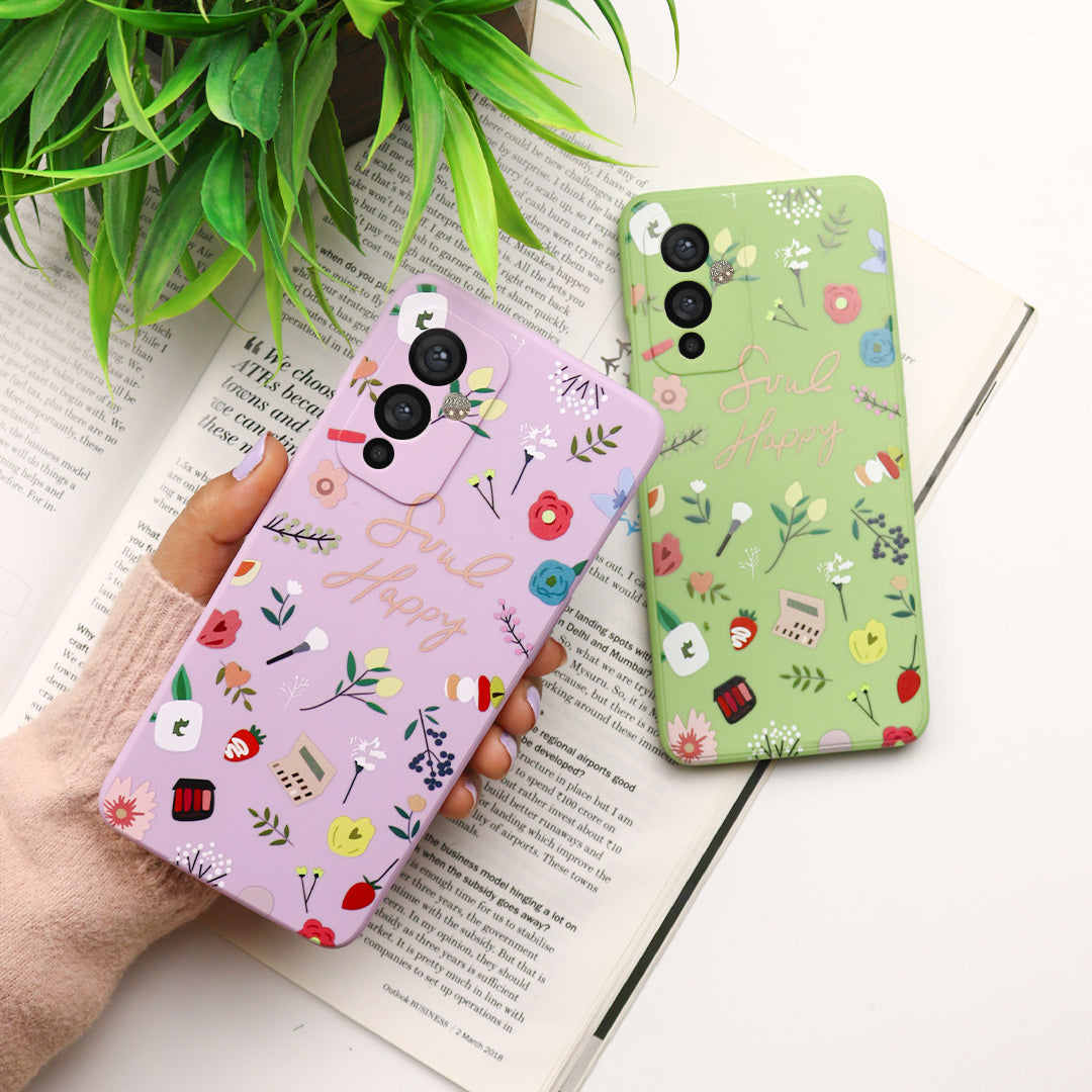 Soul Happy Print Silicone Case - OnePlus