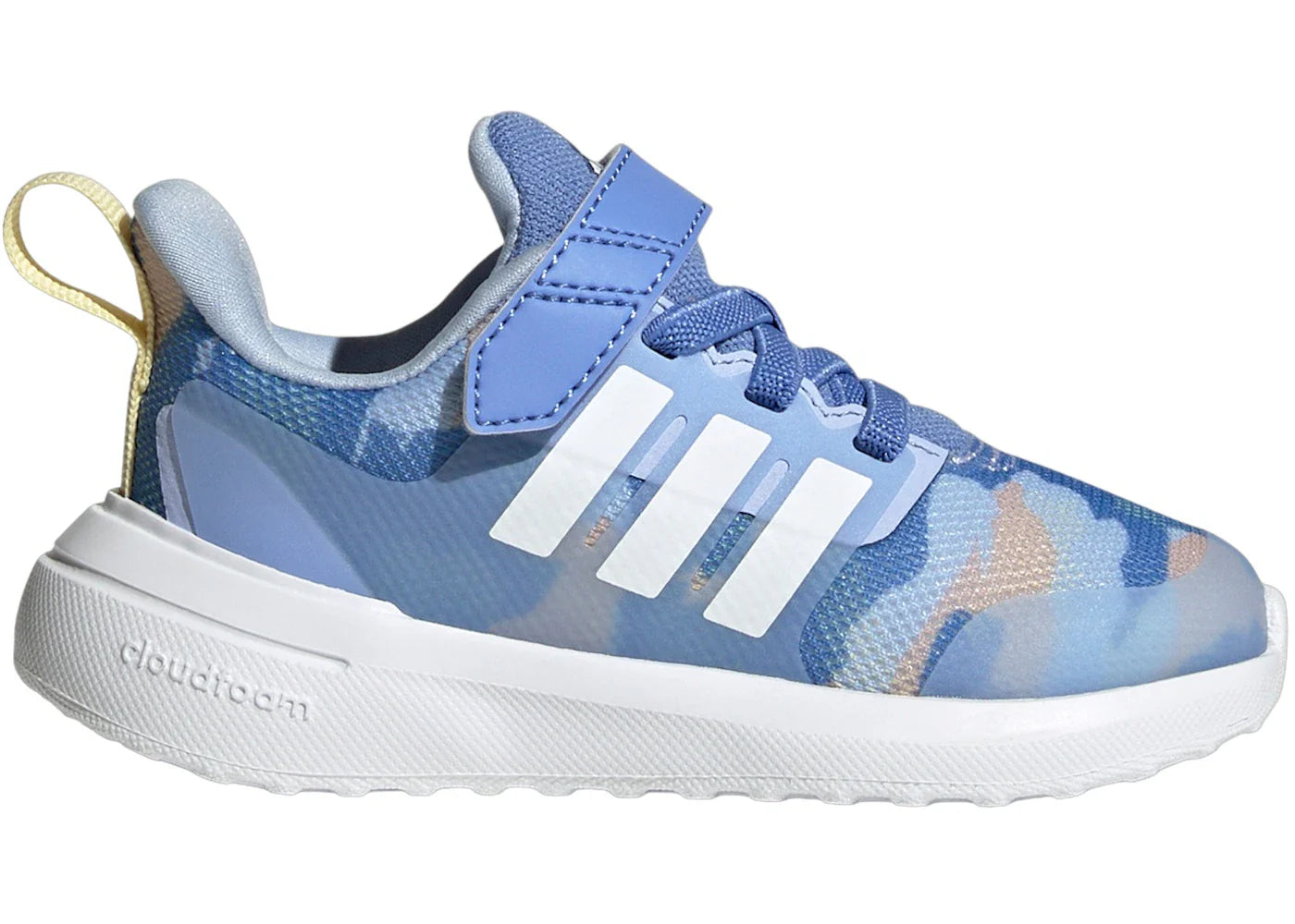 Fortarun 2 0 – adidas Fortarun 2.0 Cloudfoam Top Strap Blue Fusion Cloud White Almost Yellow (TD)