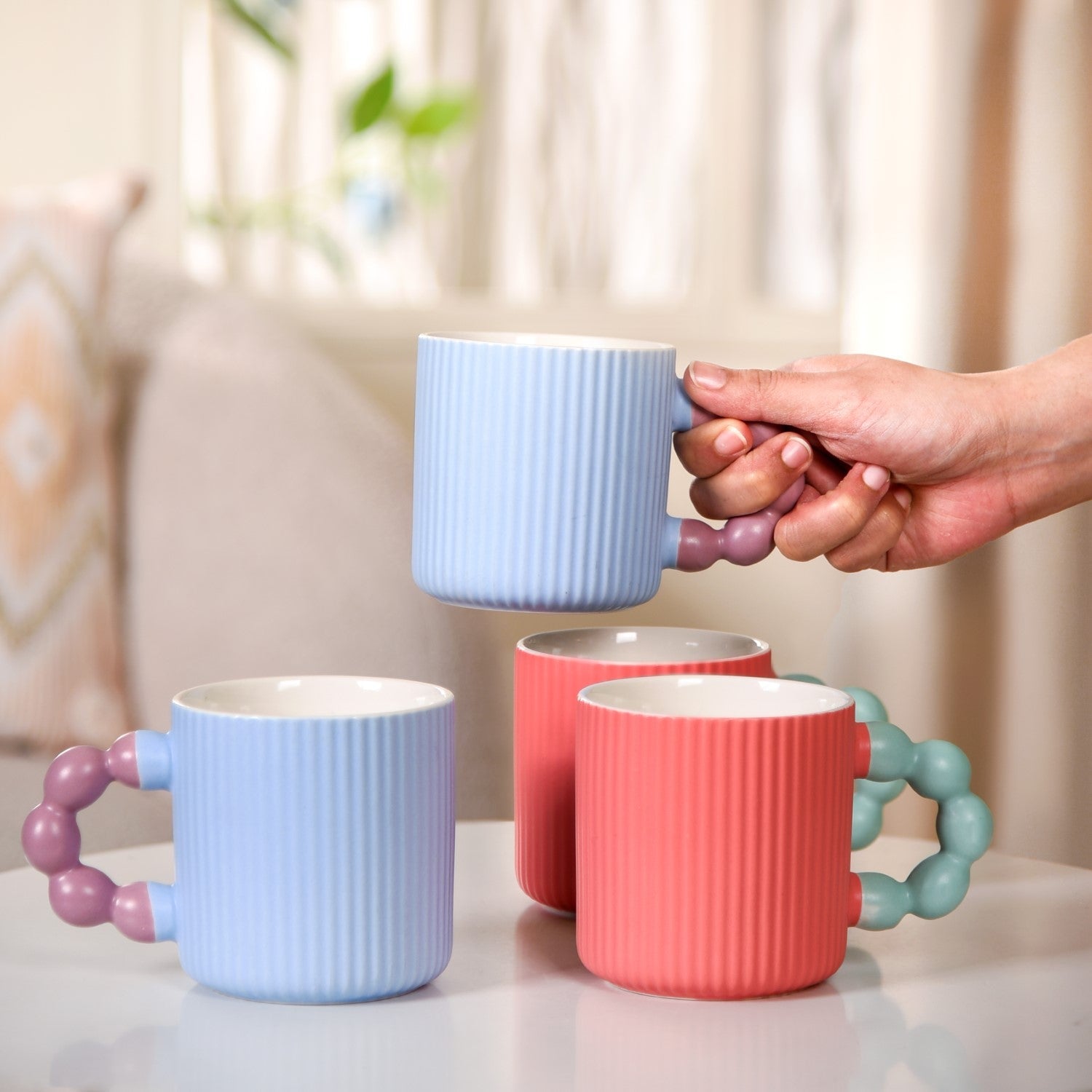 Nestasia Bubbles And Brews Coffee Cup Set Of 4 400ml - view 2