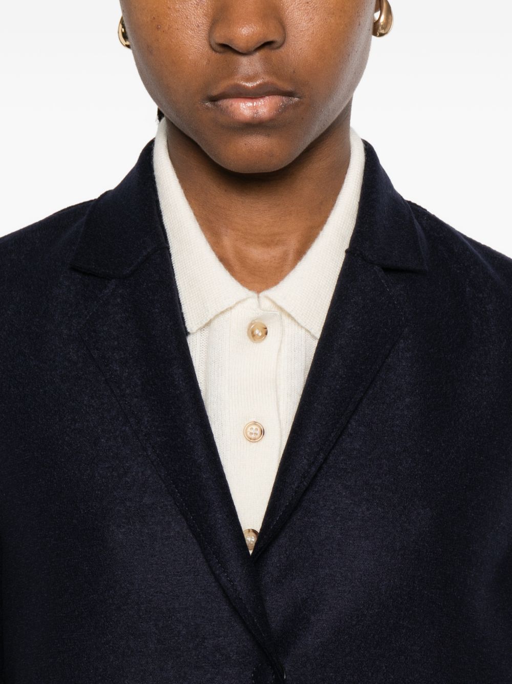 Harris Wharf London Wool coat – Virgin Wool 100% - view 3