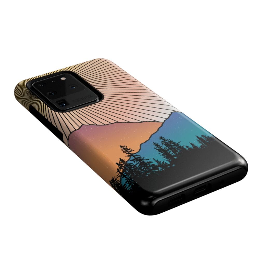 Casetry Golden Hour | Mountain Sunset Samsung Case - view 38