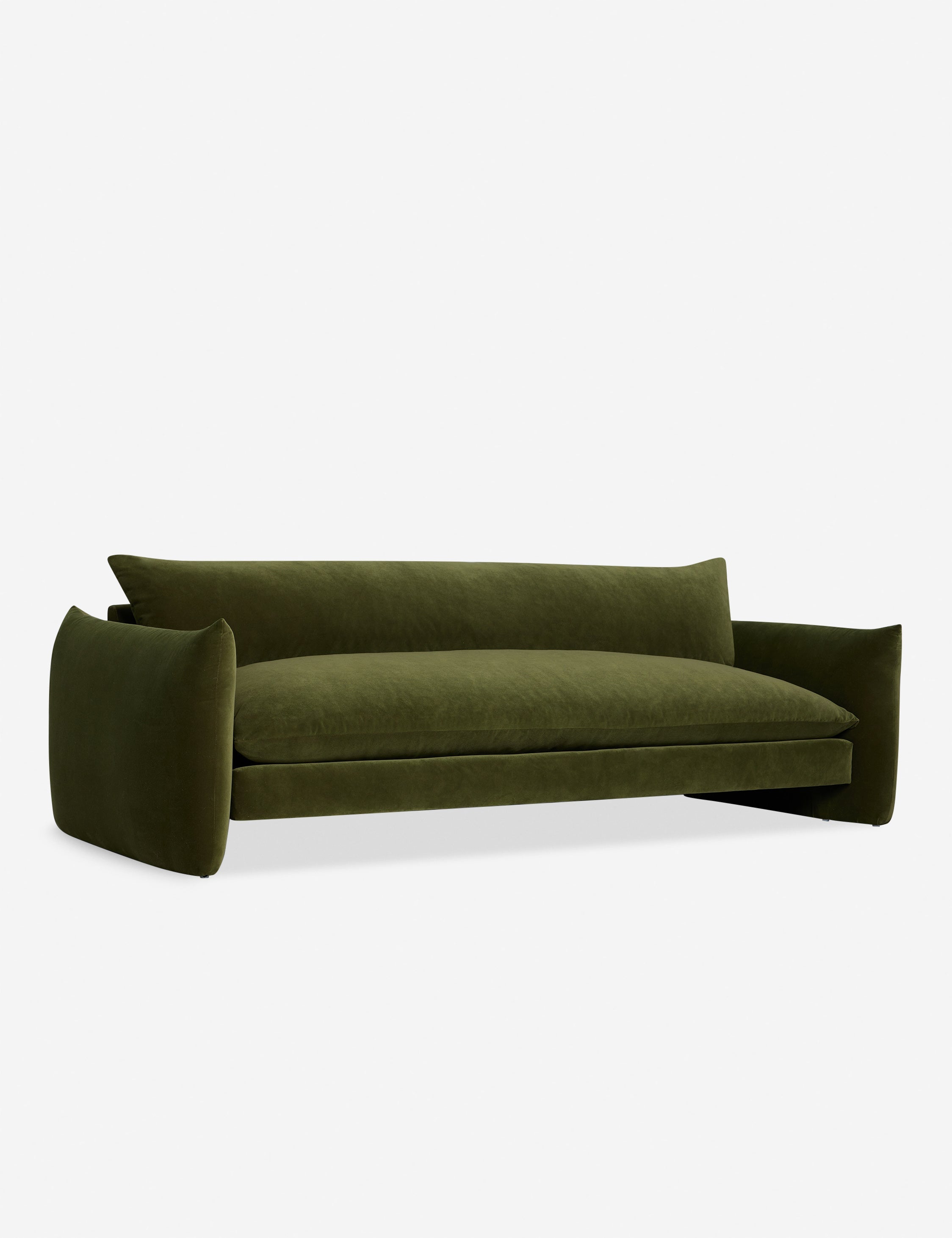 Lulu and Georgia Banks Sofa, Loden Velvet - view 2