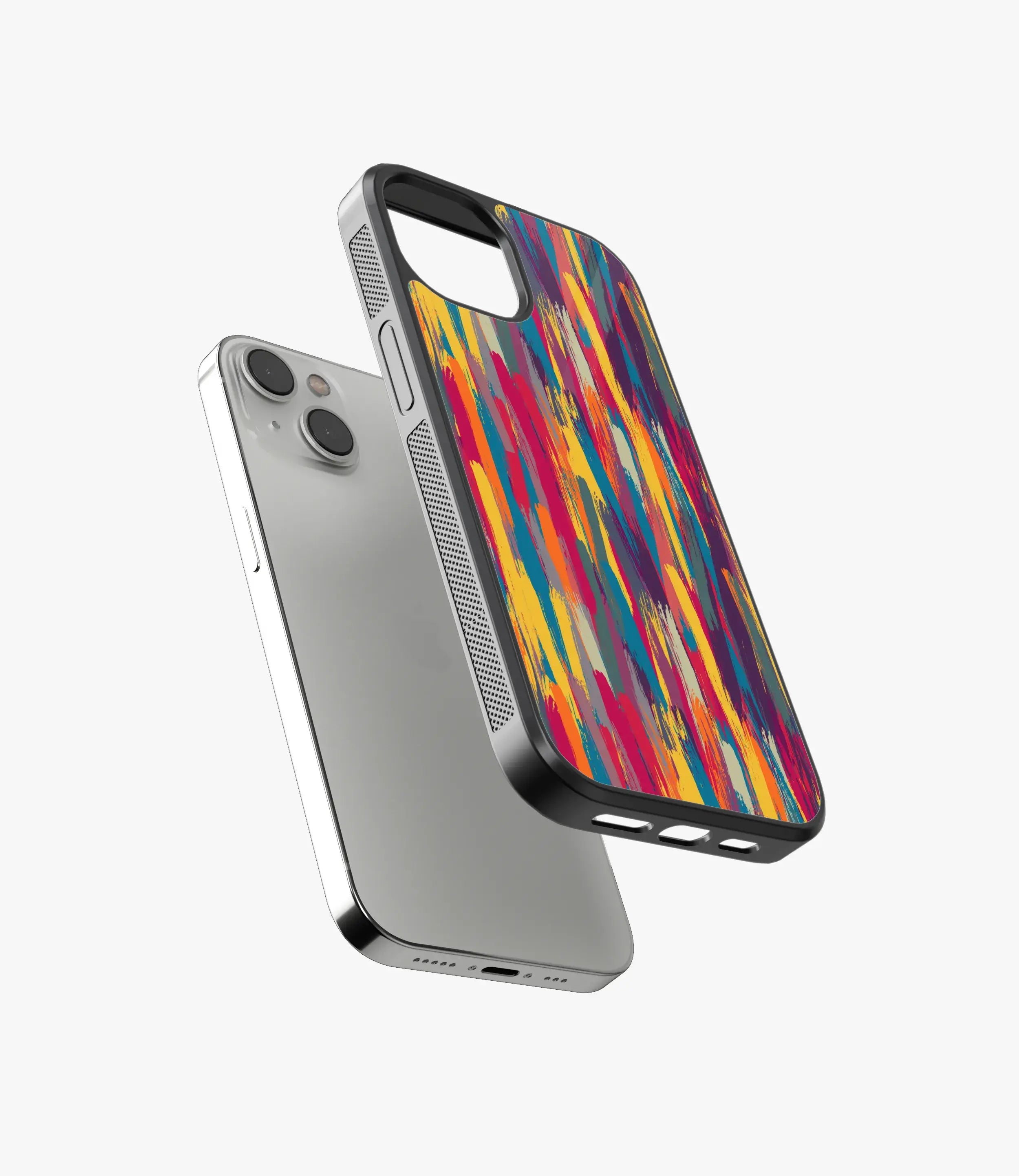 The Case Company Abstract Brush Strokes Pattern Glass Case - view 5