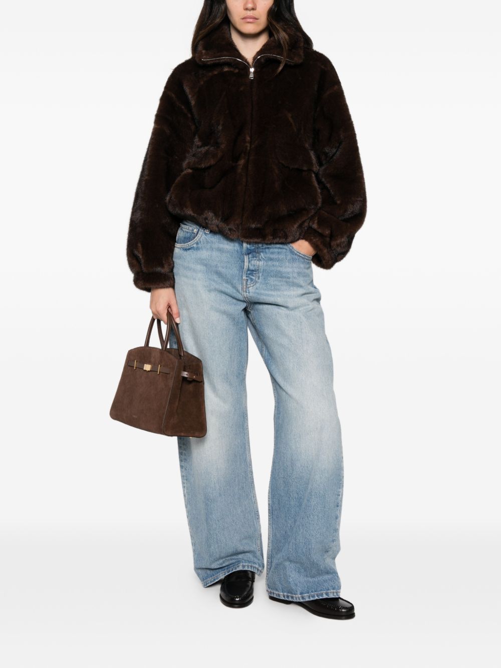 SOSUE Coats BROWN – Polyester 100 % - view 4