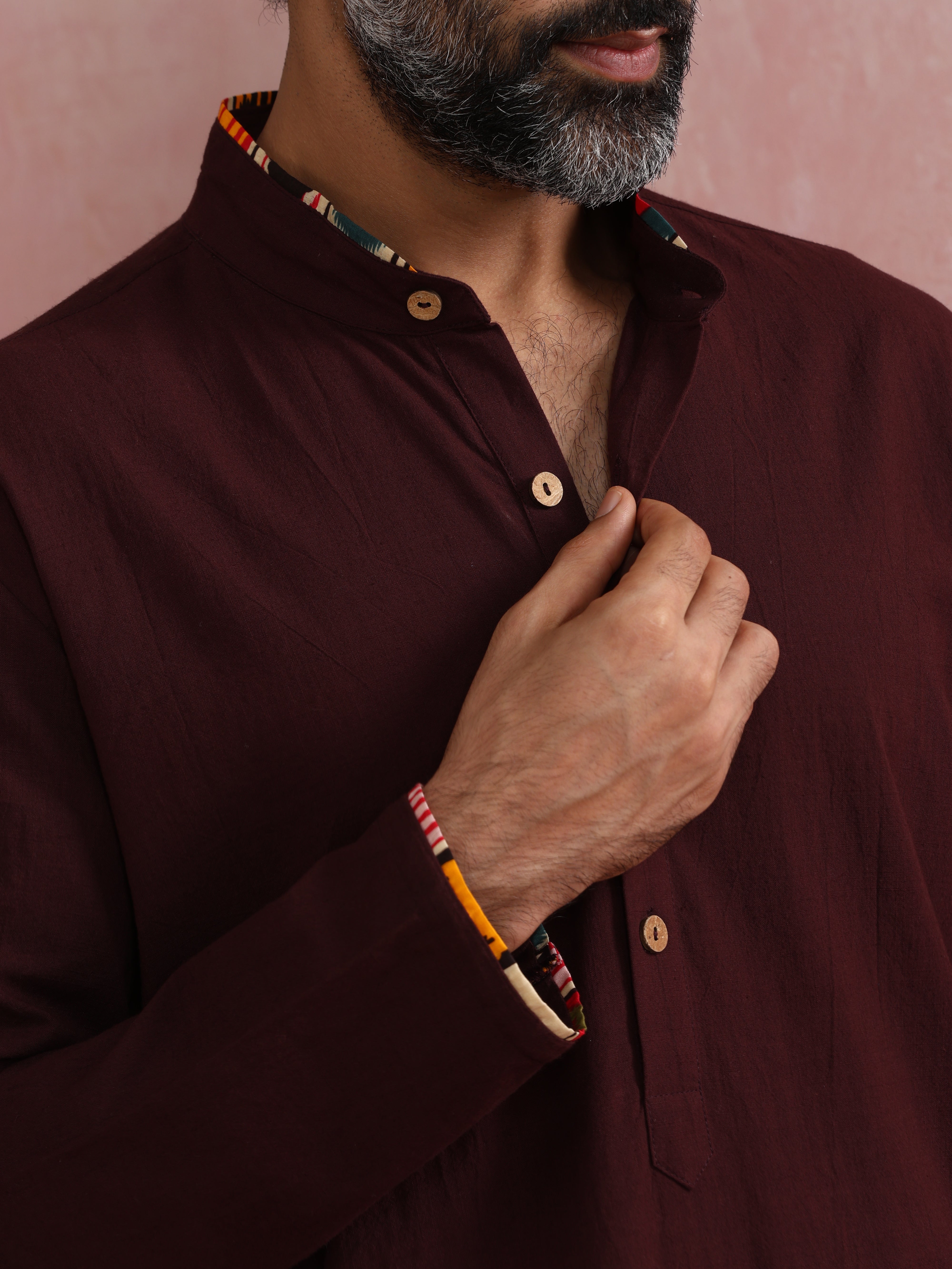 trueBrowns Men's Cola Kurta - view 5