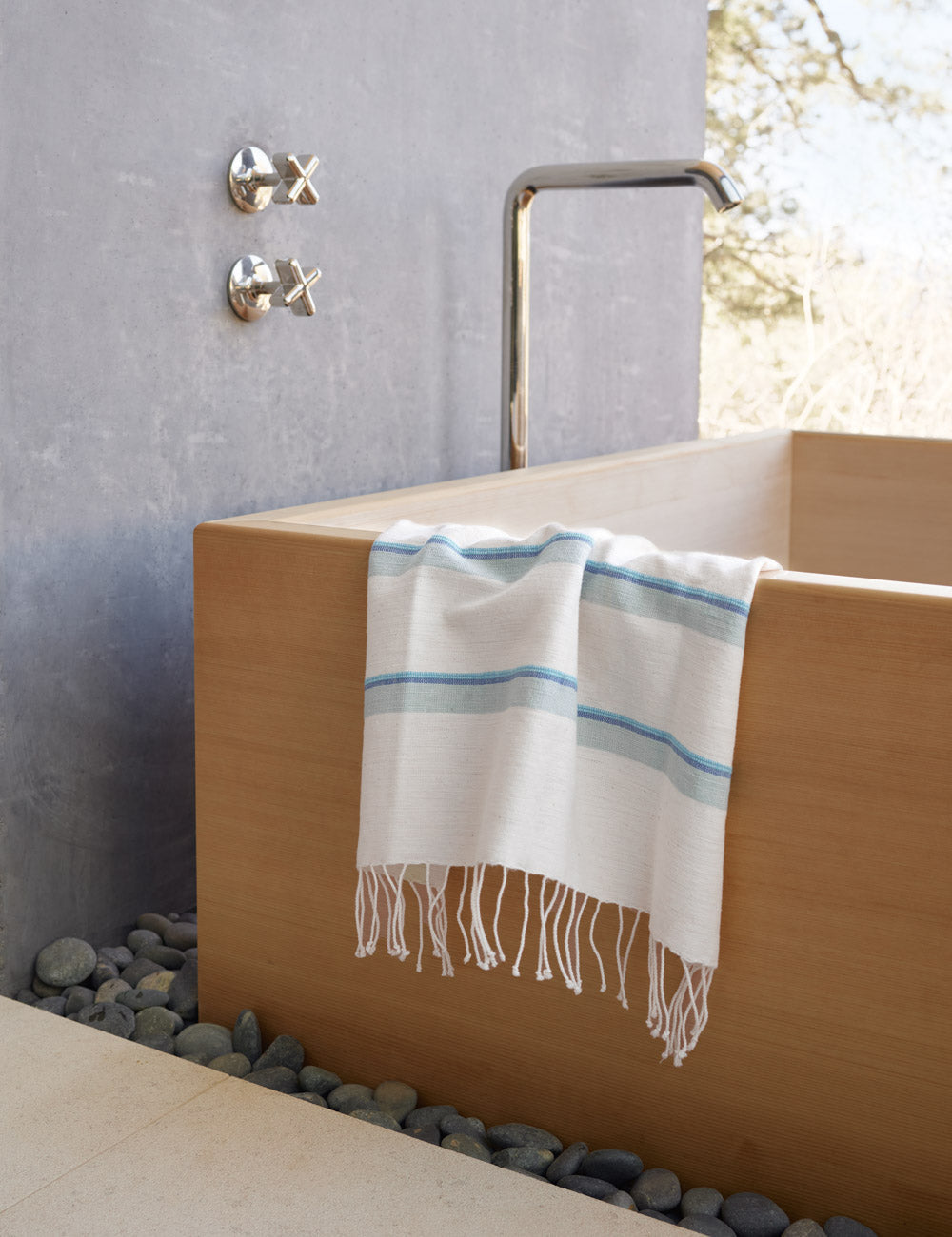 Lulu and Georgia Omo Hand Towel by Bolé Road Textiles