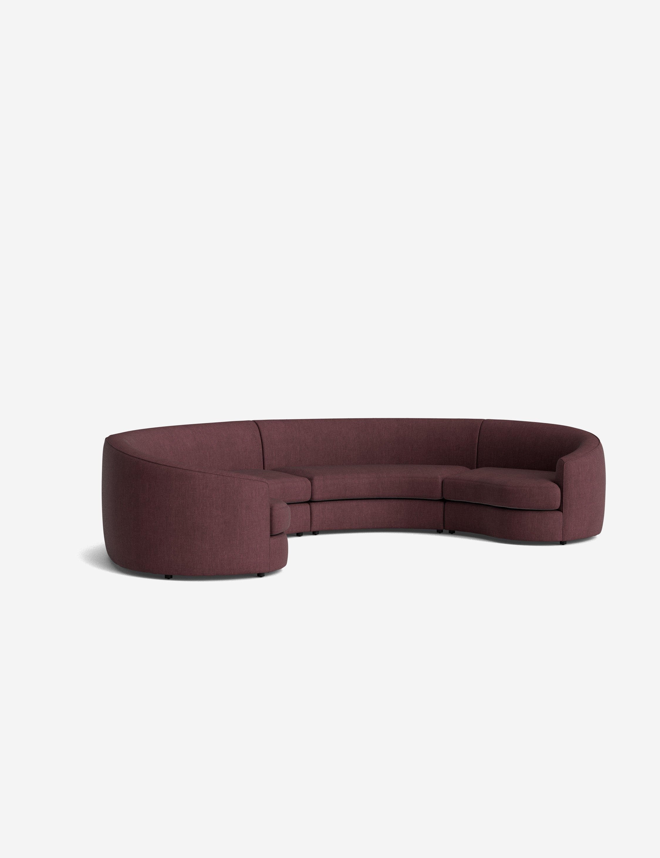 Lulu and Georgia Imada Modular Curved Sectional Sofa - view 208