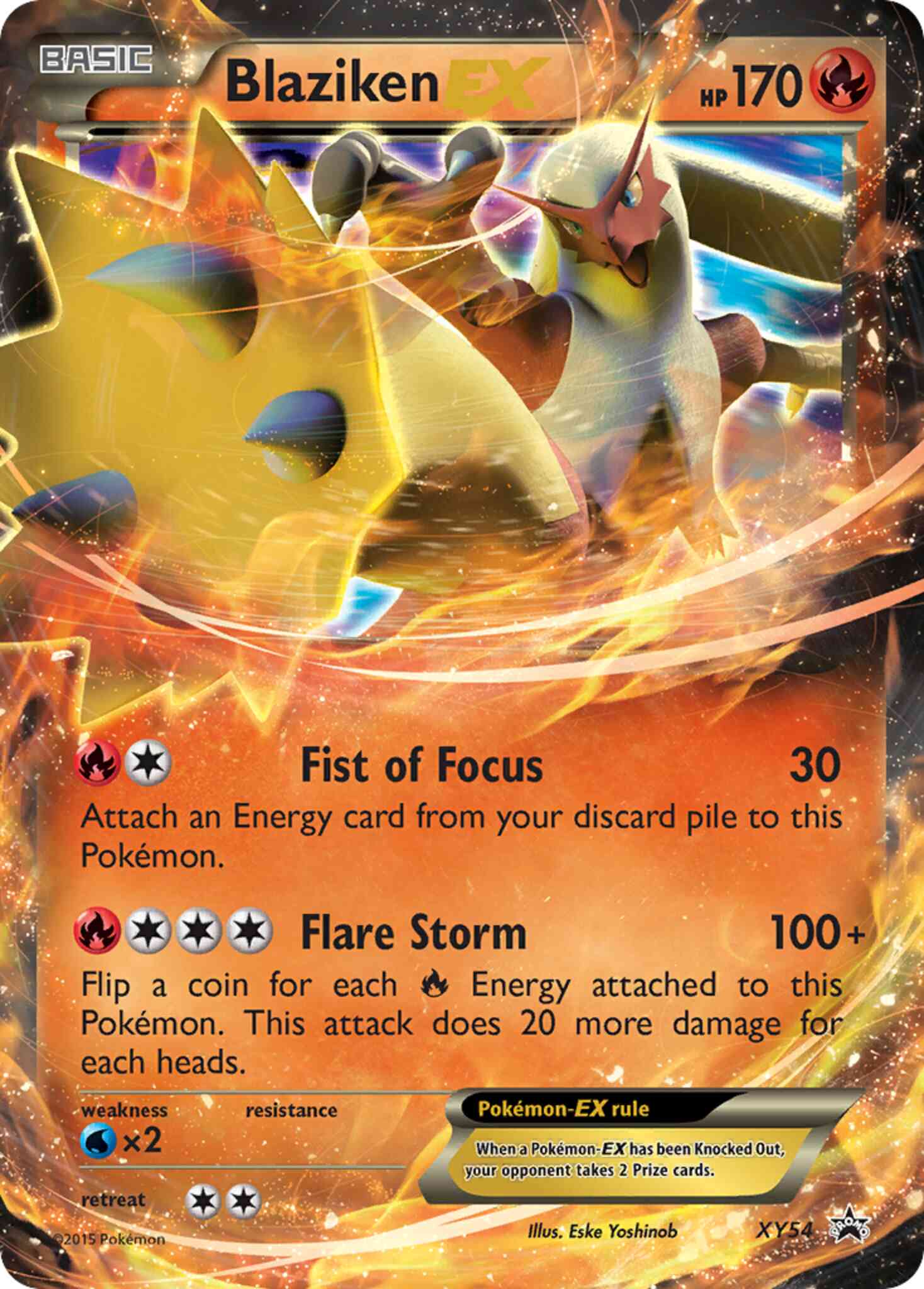 Promo xyp-xy54 ultra – Pokémon Blaziken-EX - XY54 - Promo [xyp-XY54] [Ultra]