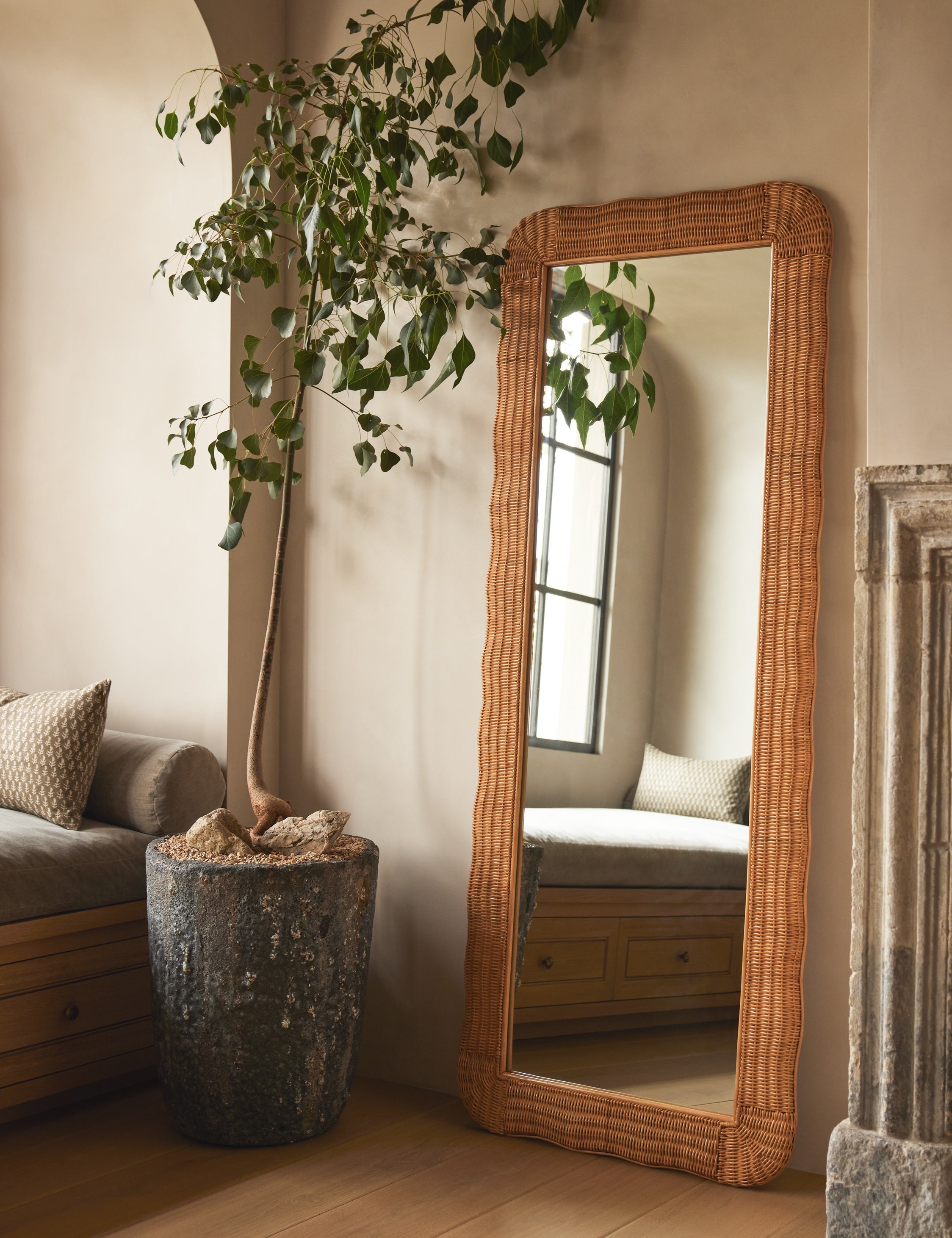 Lulu and Georgia Yarely Full Length Mirror – Natural
