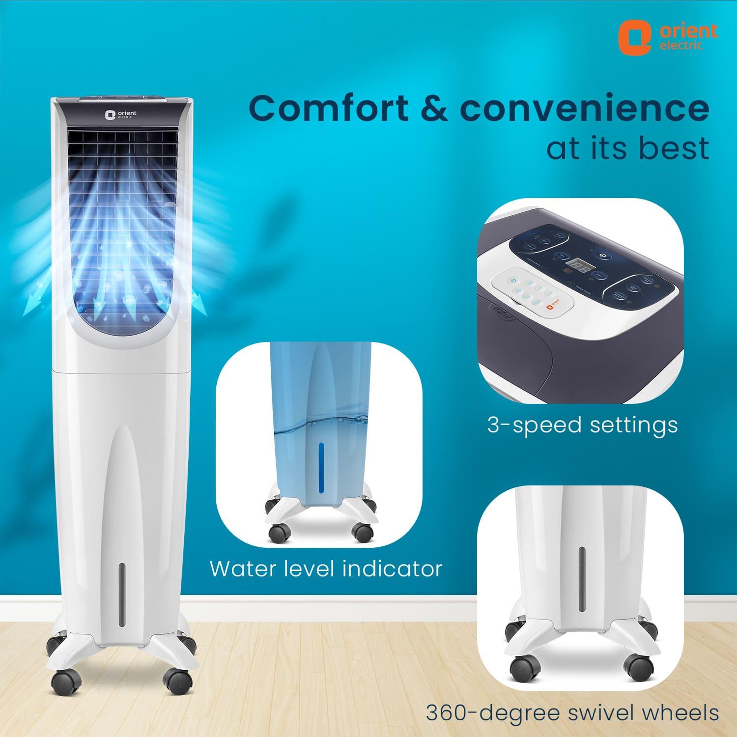 orientelectric Ultimo Tower Air Cooler With Remote - view 29