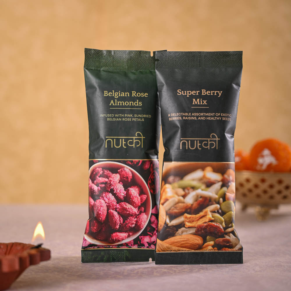 Ugaoo Jade Mini & Nutki Gourmet Nut Mix Diwali Gift Hamper - view 6
