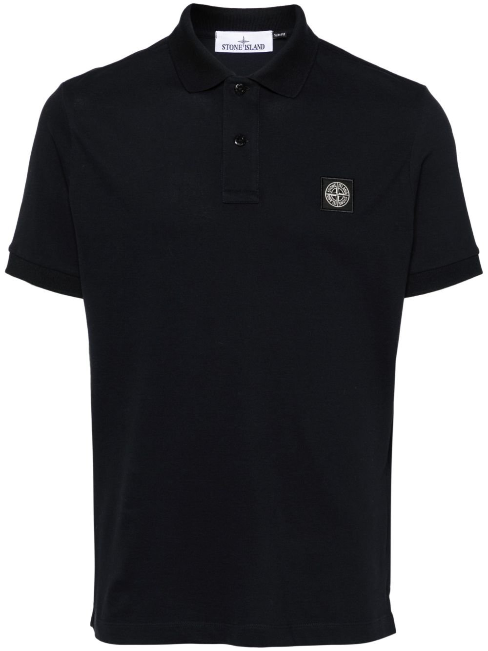Stone Island Logo cotton polo shirt – 5% Elastan, 95% Cotone