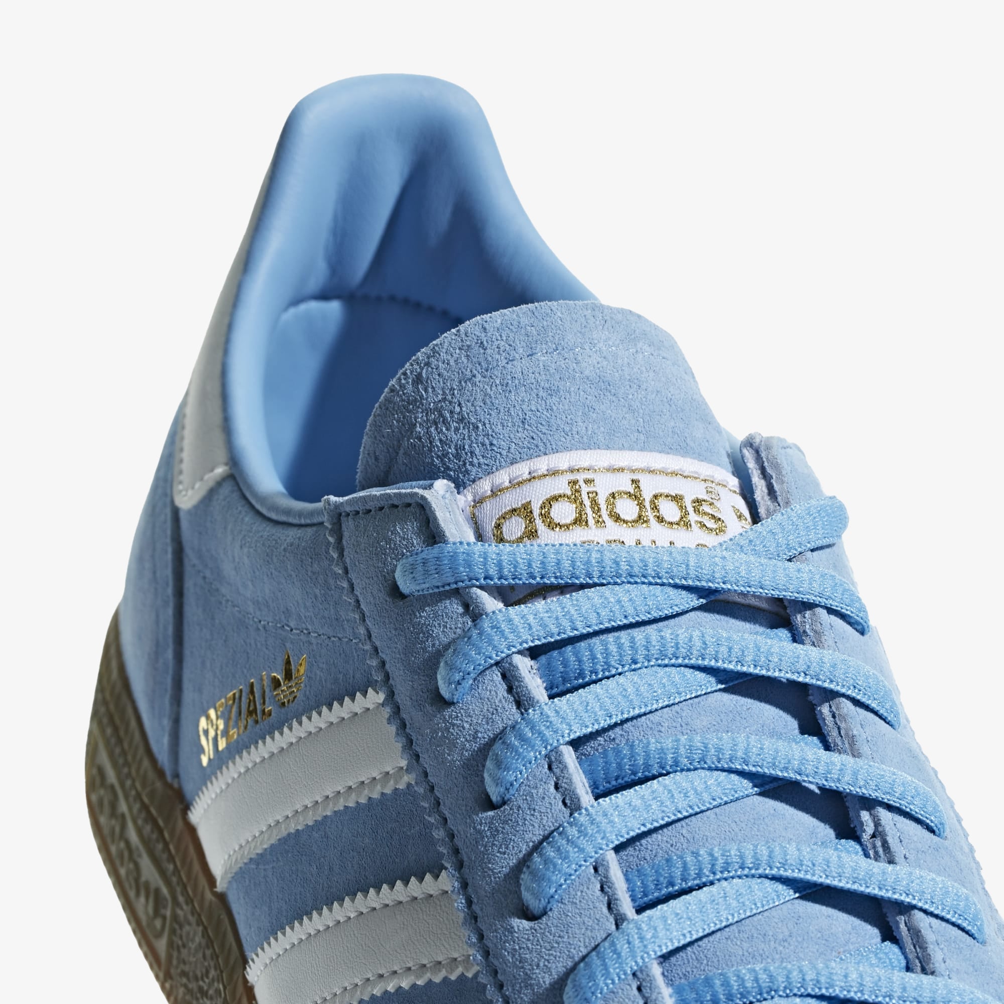 Adidas Originals | HANDBALL SPEZIAL { LIGHT BLUE/CLOUD WHITE/GUM - view 5
