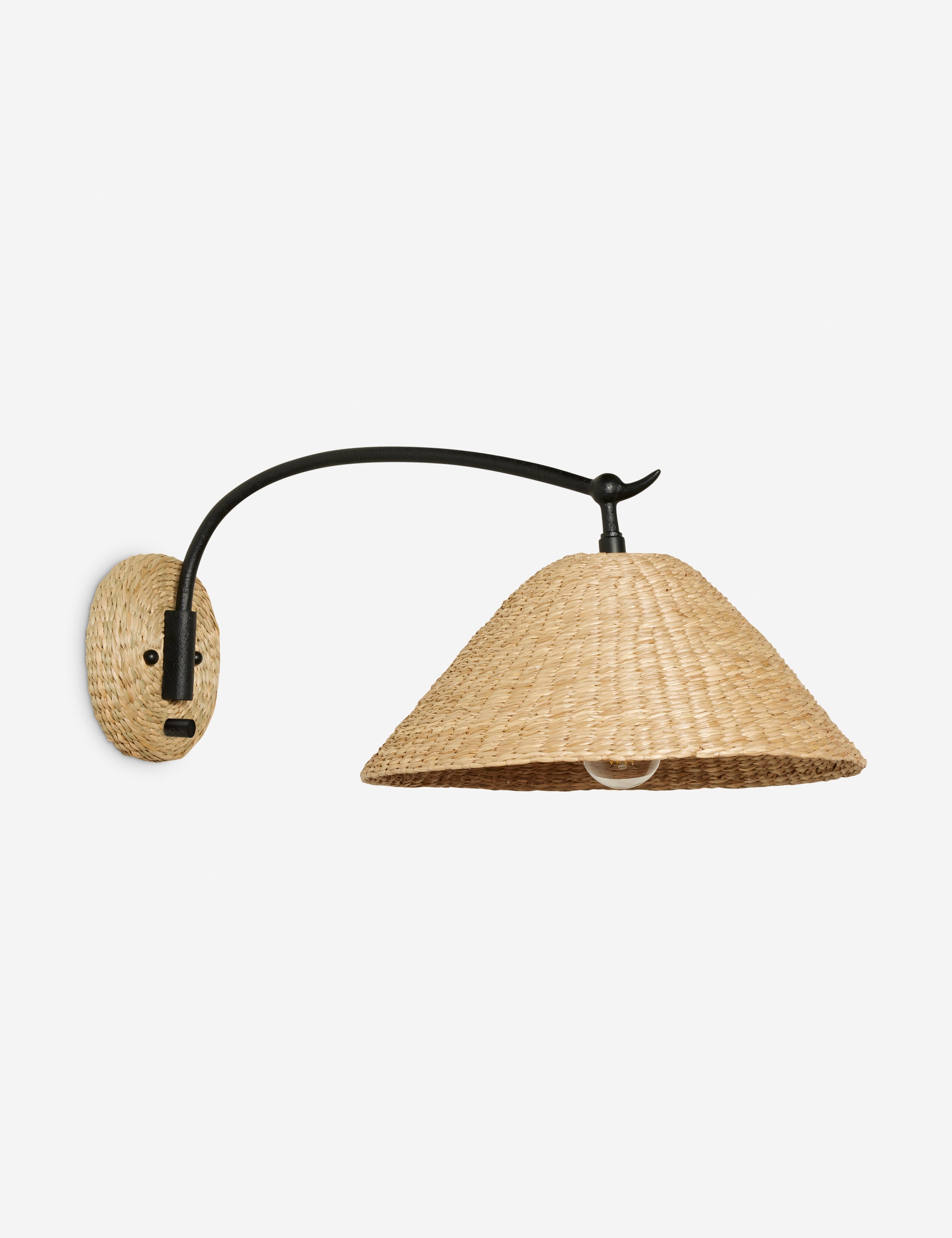 Lulu and Georgia Mansel Swing Arm Sconce – Natural - view 2
