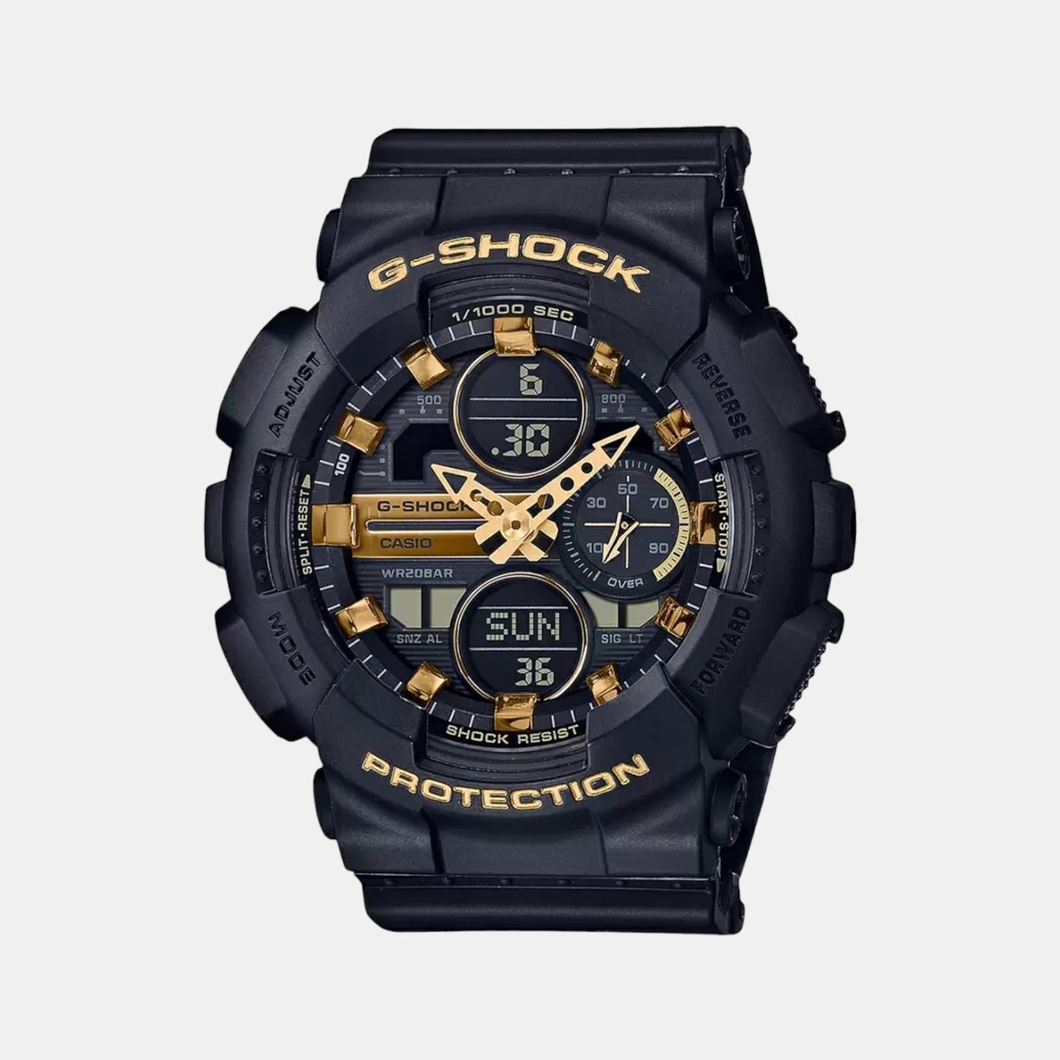 Casio G-Shock Men Quartz Black Dial Analog-Digital Resin Watch G1060