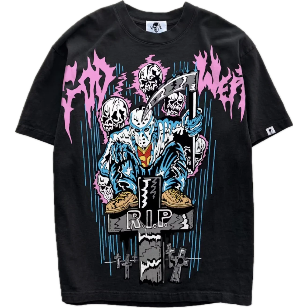 Warren Lotas God Wept Cemetery Black Tee