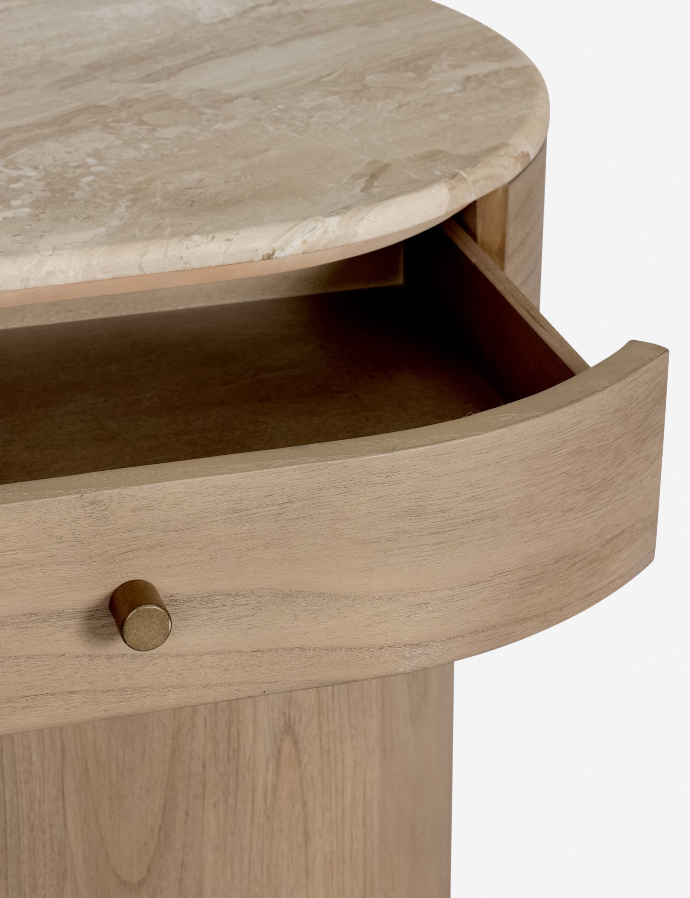 Lulu and Georgia Ligia Nightstand – Sand Marble - view 10