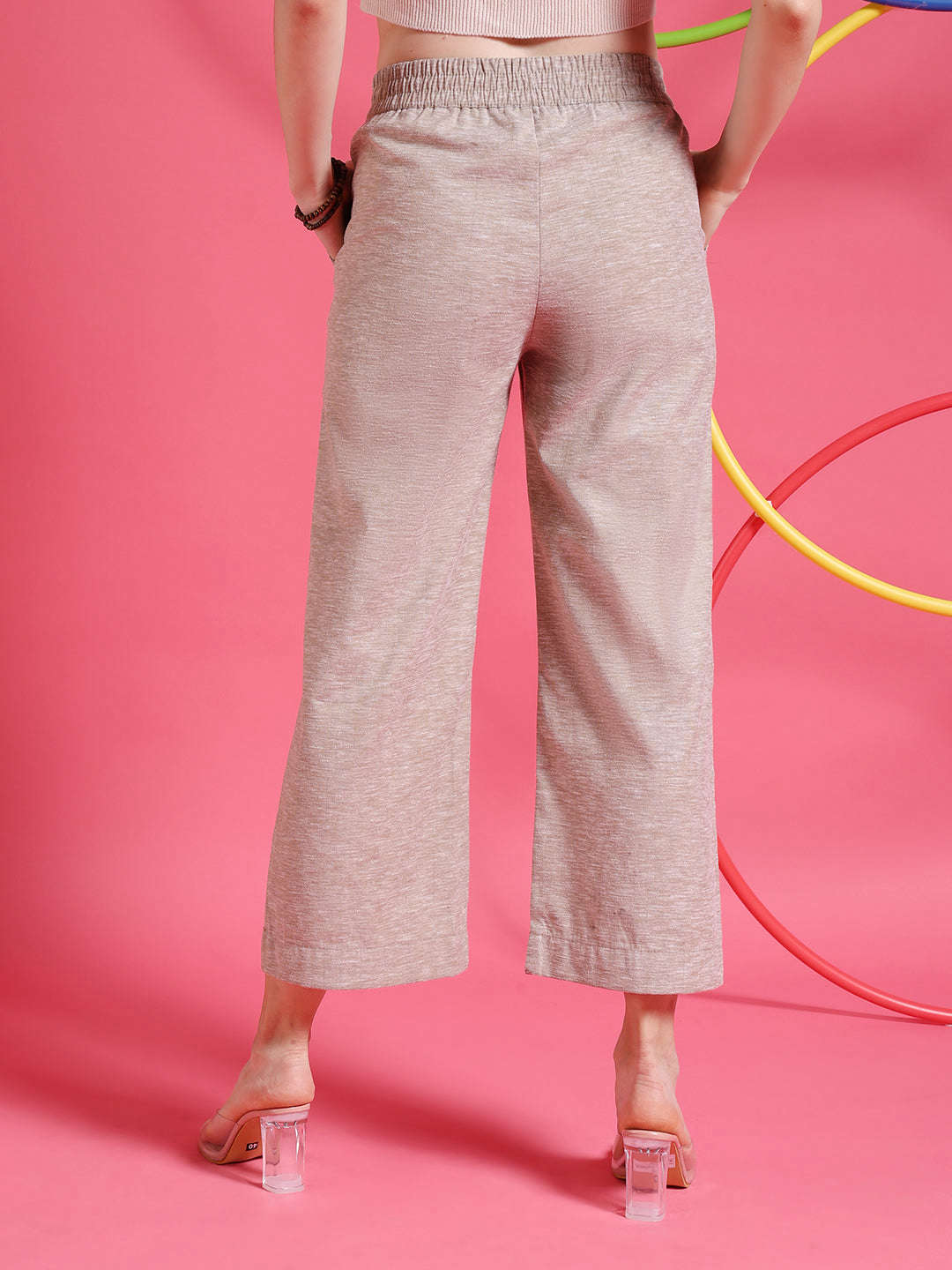 Freehand By The Indian Garage Co Women Solid Trouser - view 2