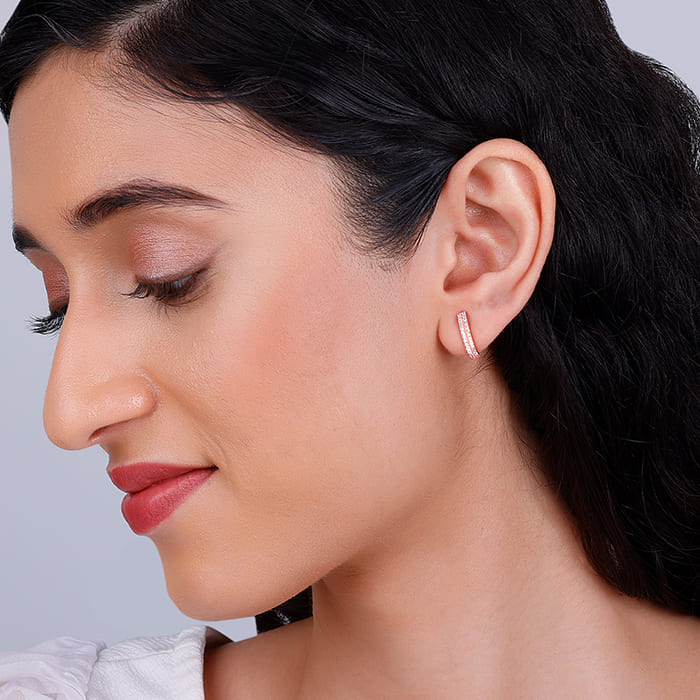 GIVA Jewellery Rose Gold Slender Set of Two - view 5