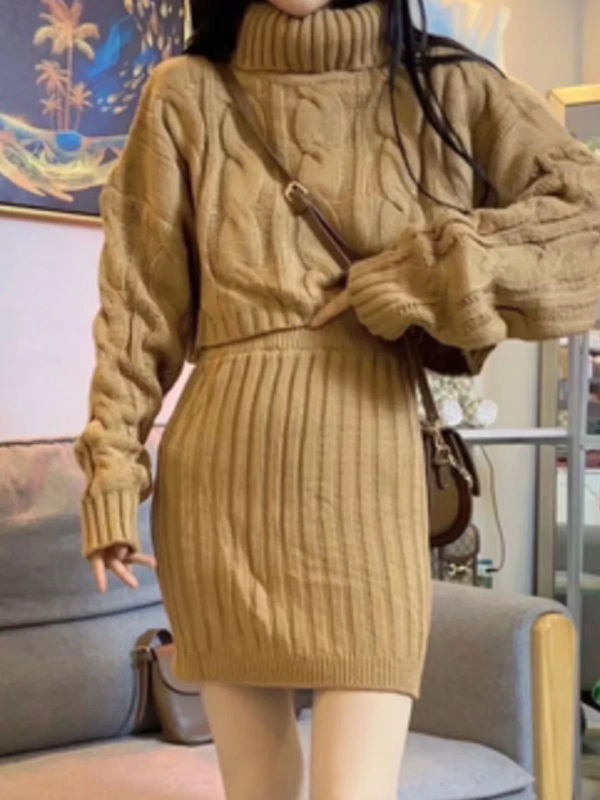 Alamode By Akanksha Vienna Premium Winter Skirt Coord Set - view 2