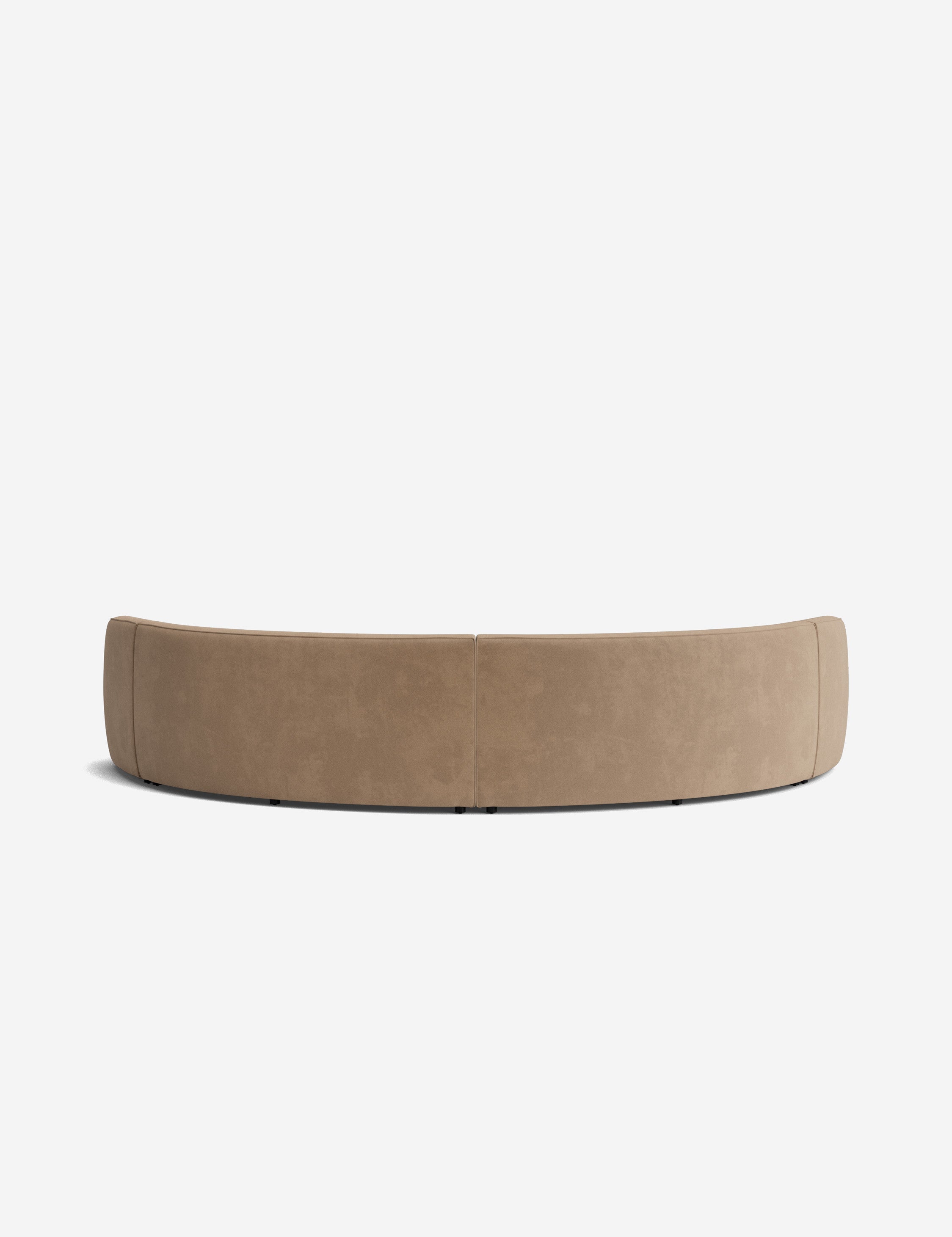Lulu and Georgia Imada Modular Curved Sectional Sofa - view 138