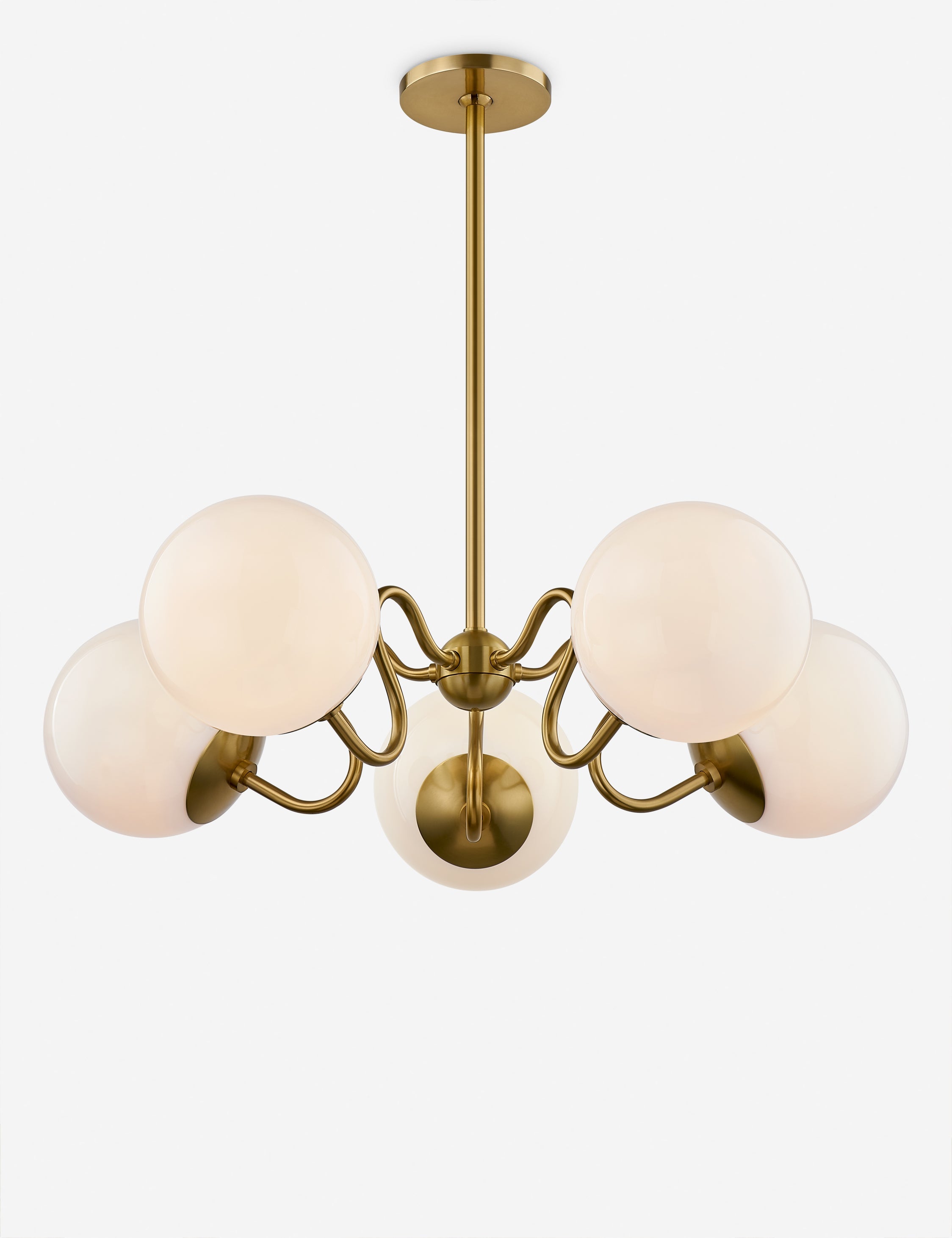 Lulu and Georgia Julius Chandelier – Aged Brass