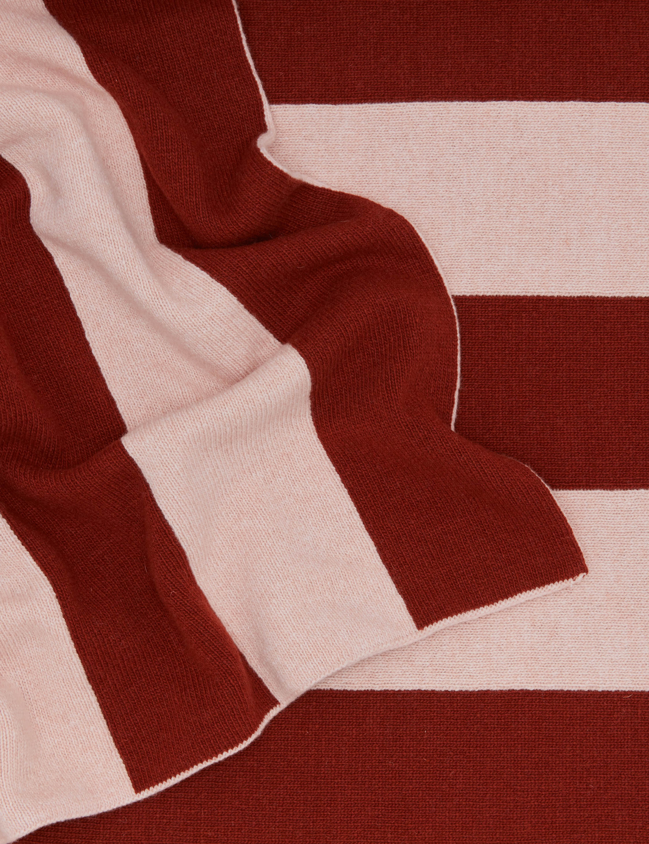 Lulu and Georgia Simple Striped Wool Throw by Hawkins New York - view 8