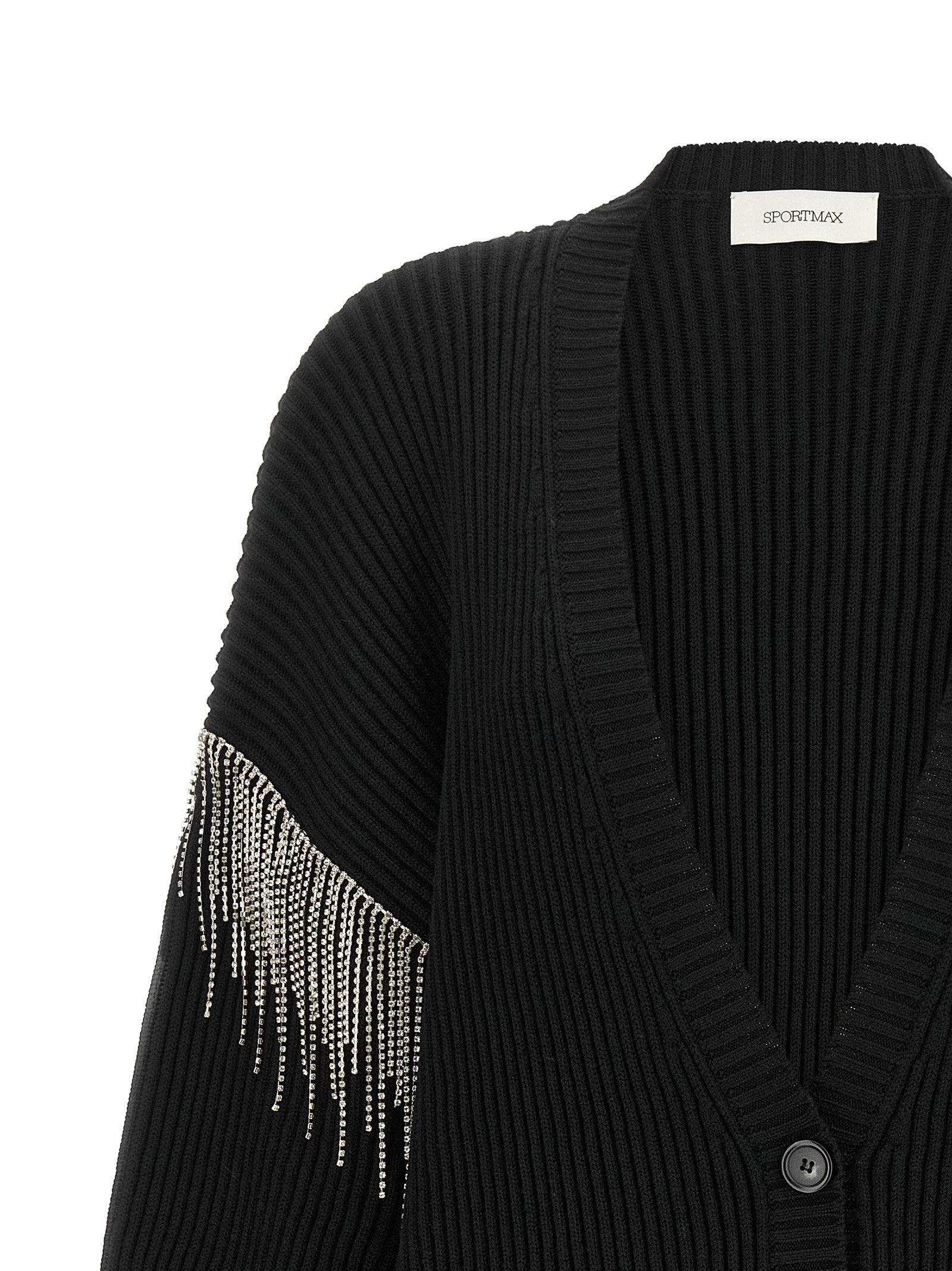 Sportmax Spxpagine Cardigan – 100% virgin wool - view 4