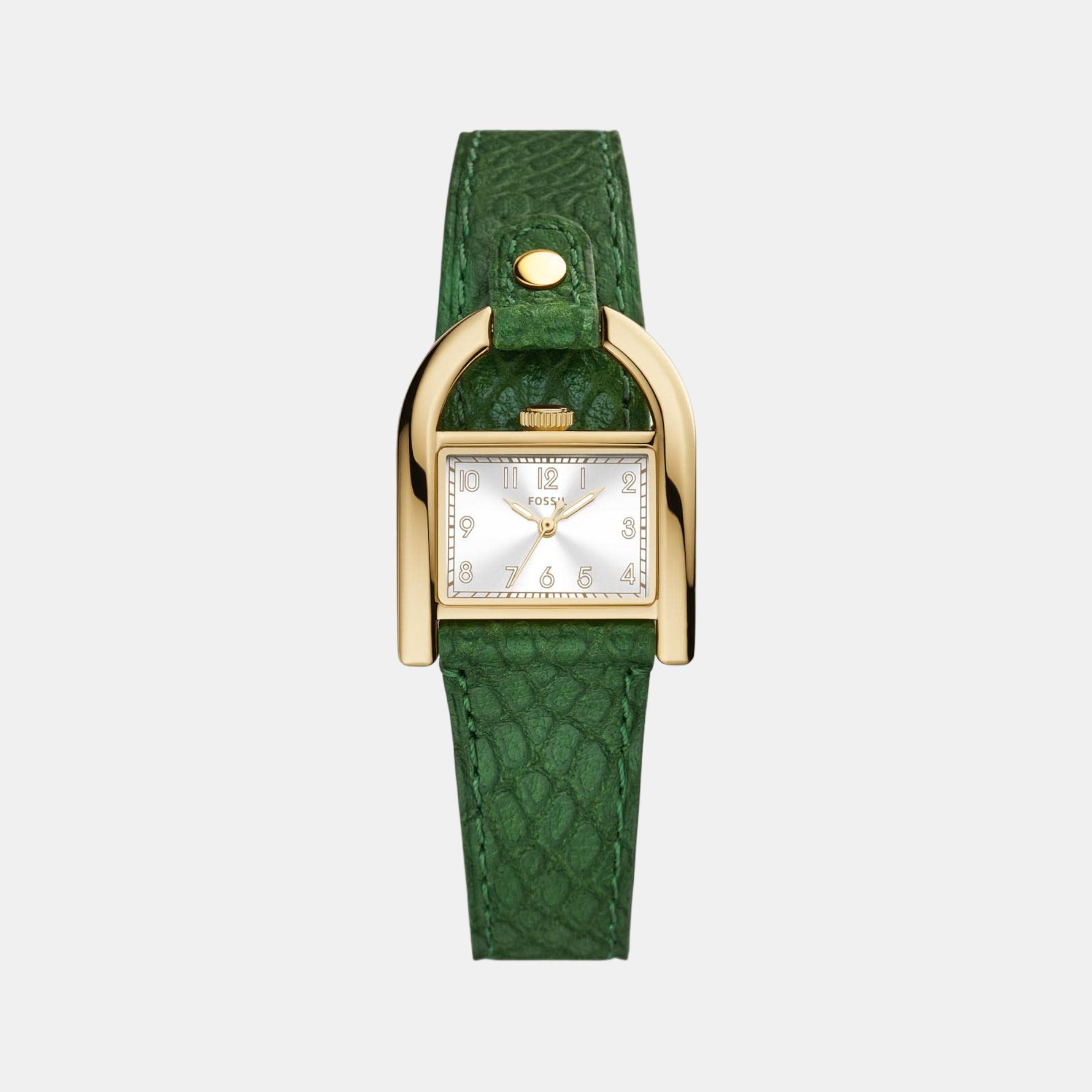 Fossil Harwell Women Quartz White Dial Analog Leather Watch ES5267