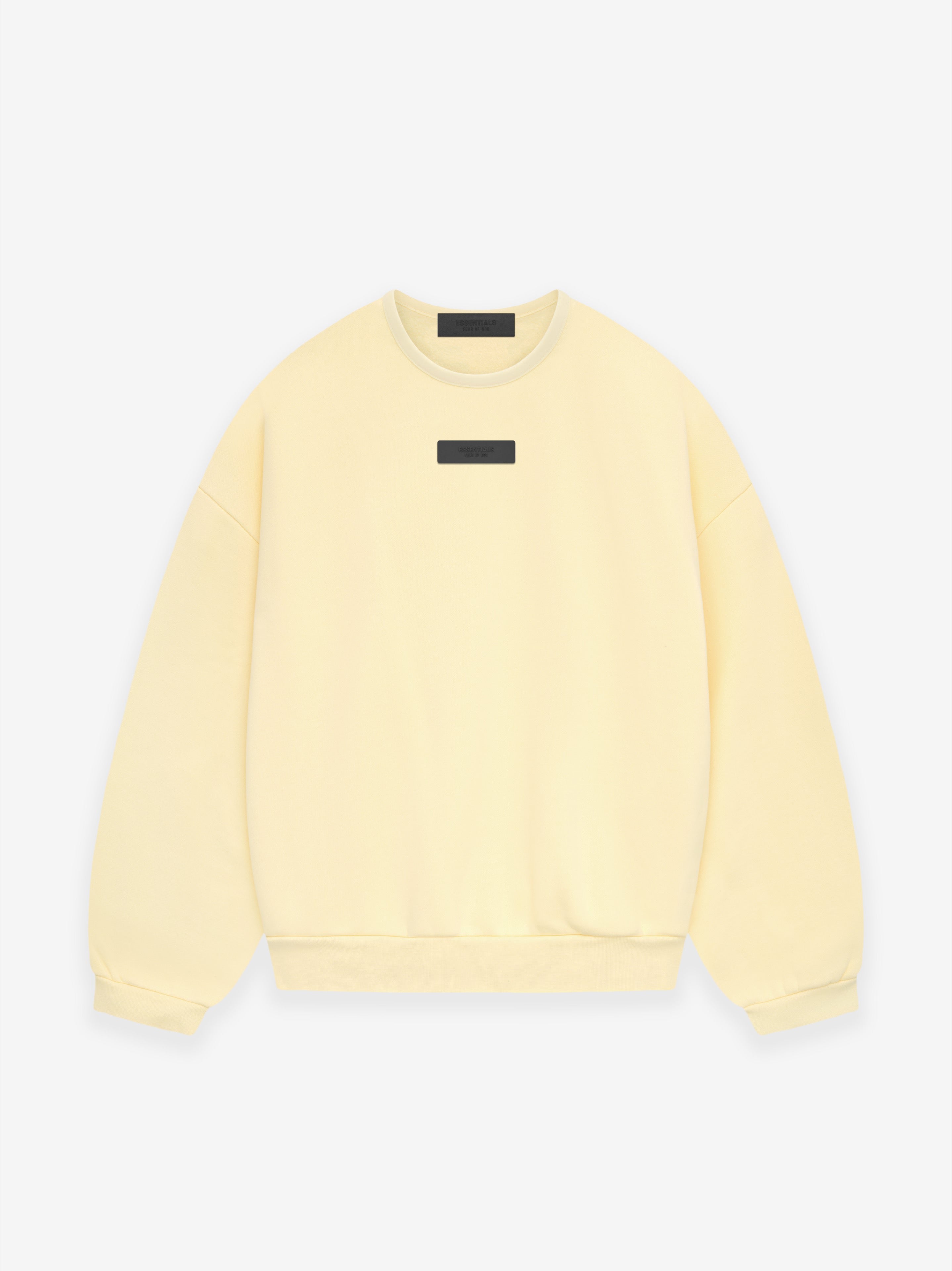 Garden yellow t-shirts – ESSENTIALS Crewneck – Garden Yellow
