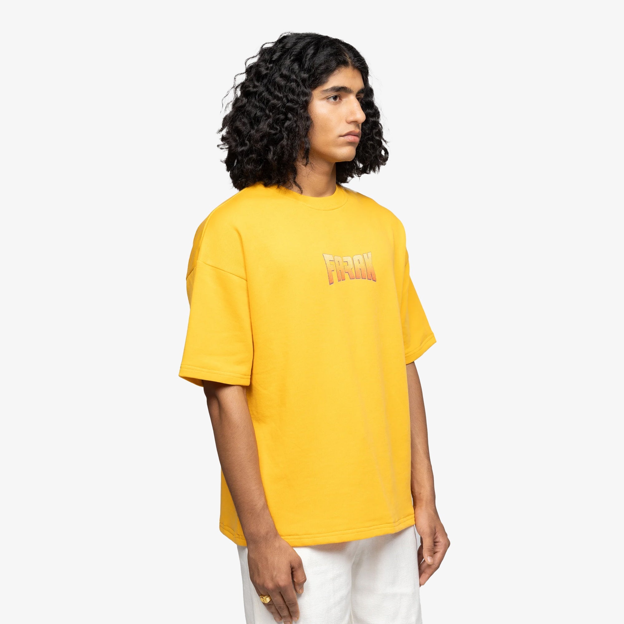 F A R A K | Sardaar Ka Namak T-shirt { Yellow/yellow - view 2