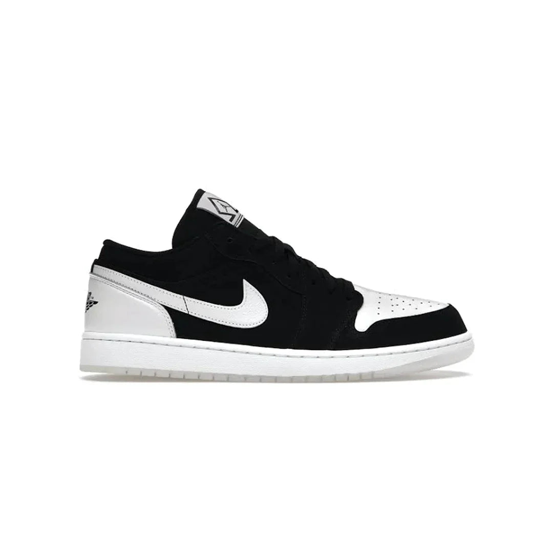 Kicks Machine Air Jordan 1 Low SE "Black and White / Diamond " Sale