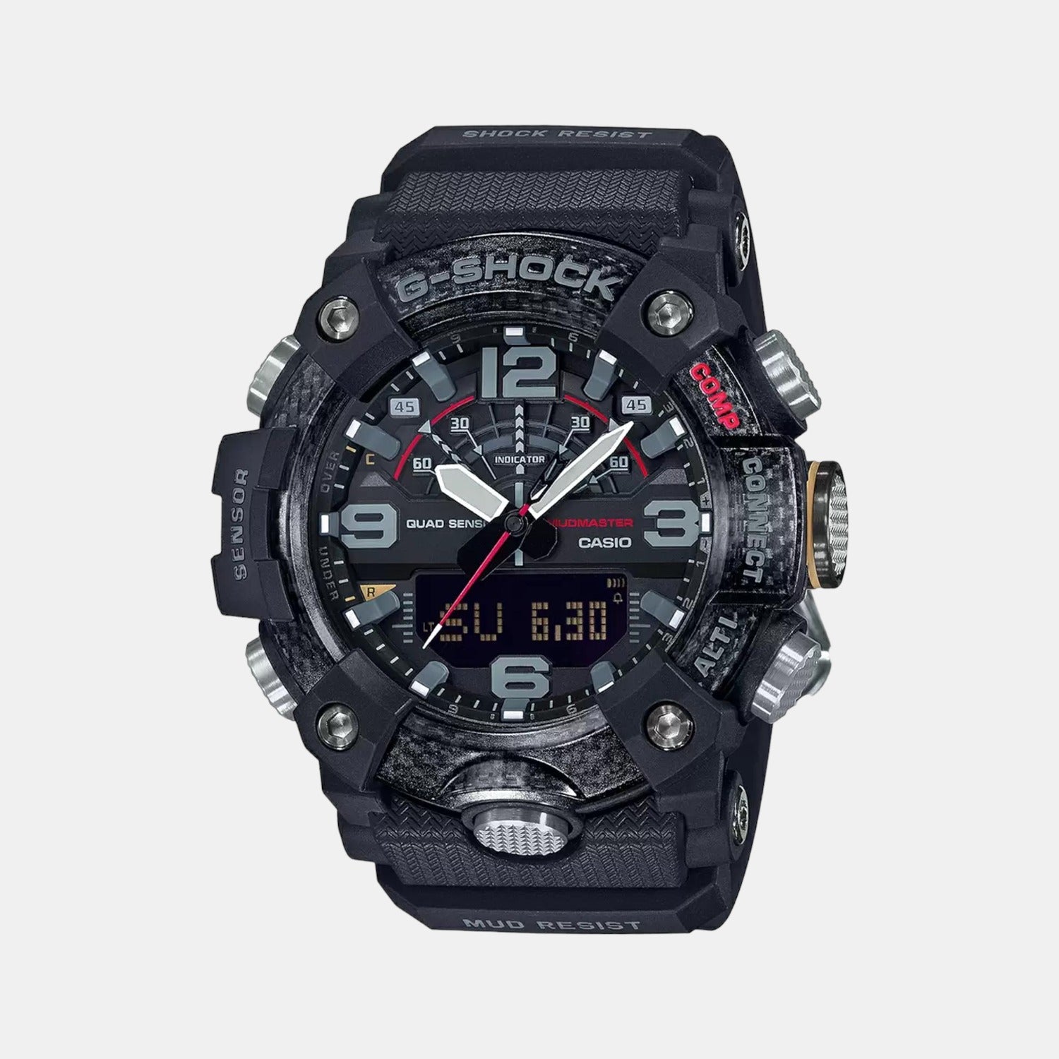 Casio G-Shock Men Quartz Black Dial Analog-Digital Resin Watch G972