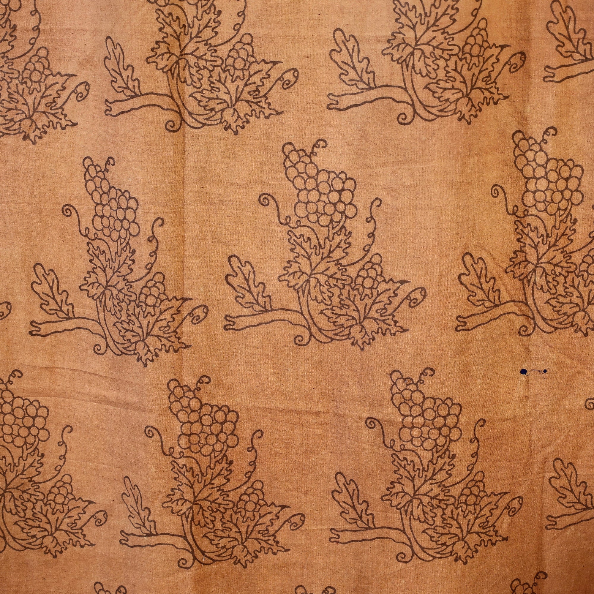 KACHCHH JI CHHAAP Brown - Double Layered Curtain with Kutch Block Prints - view 3
