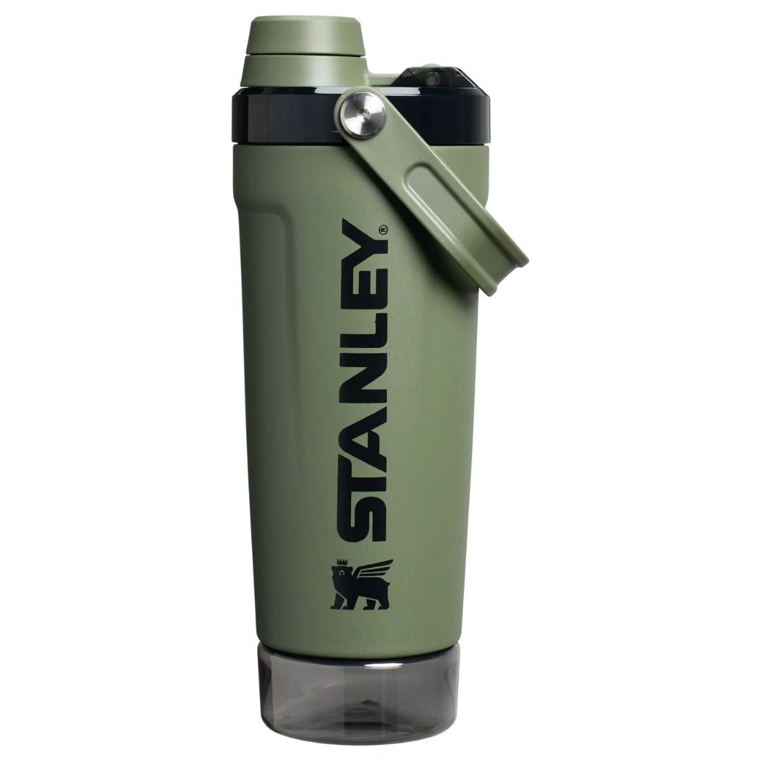 HYPE ELIXIR Stanley The Activate Shaker Bottle | 20 OZ Dried Pine