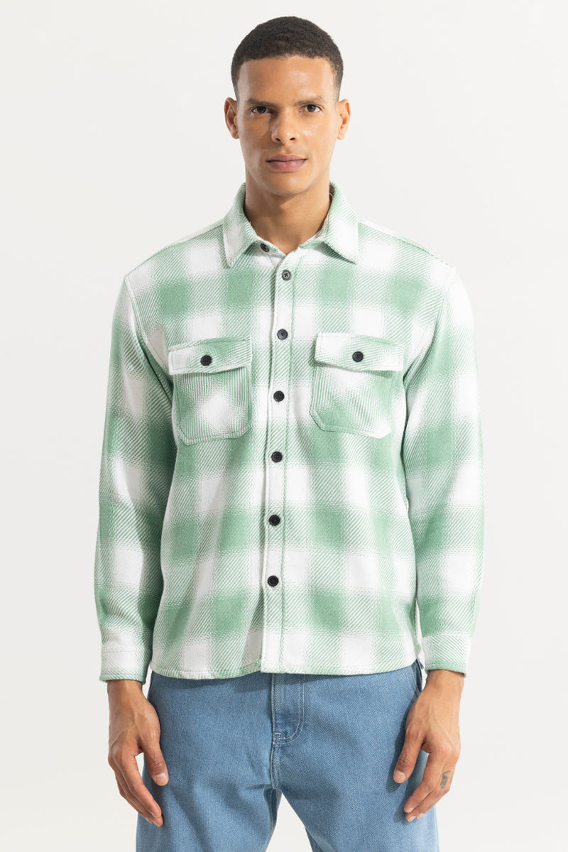 SNITCH Colossal Checks Green Shirt - view 7