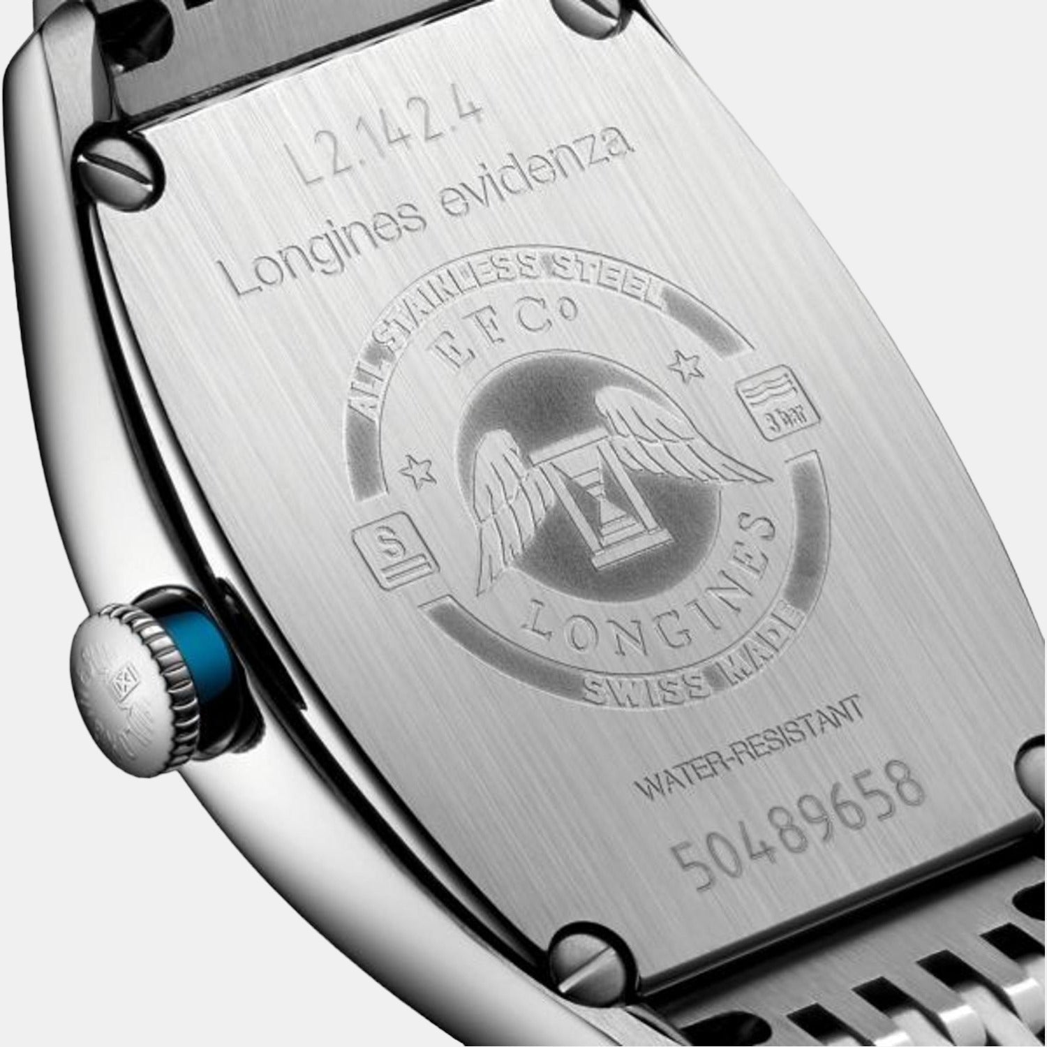 Longines Evidenza Women Automatic Blue Dial Analog Stainless Steel Watch L21424606 - view 3
