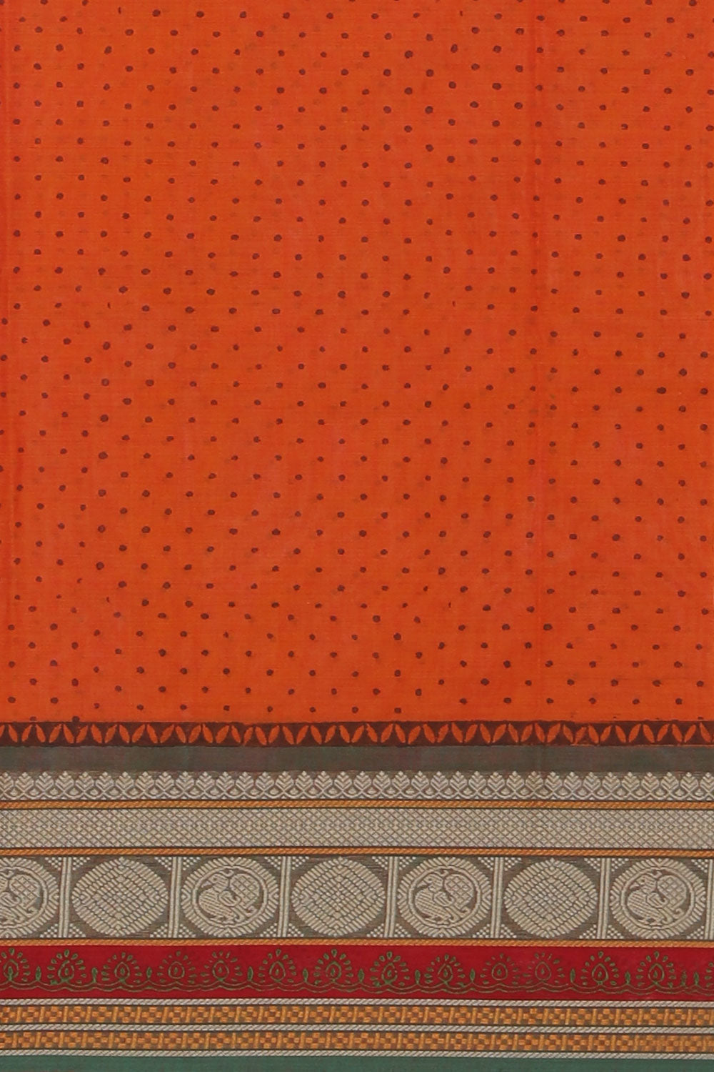 Kalanjali Ethnics Hand block printed cotton saree - view 5