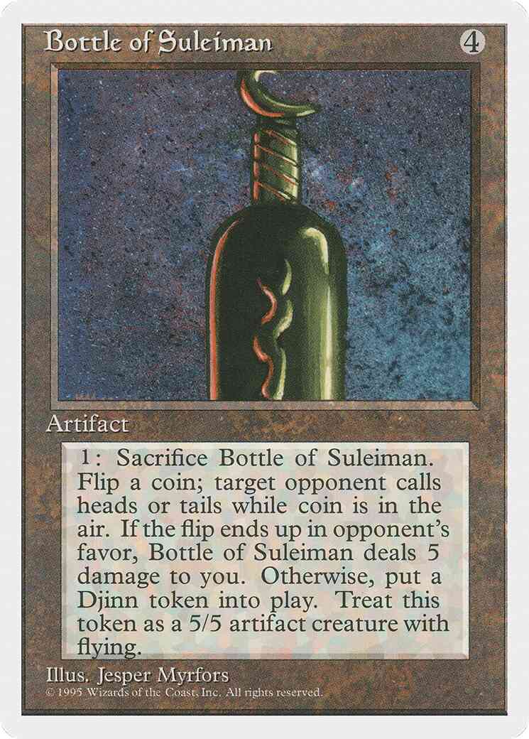 Magic Bottle of Suleiman [301] [Fourth Edition] [Non-Foil]