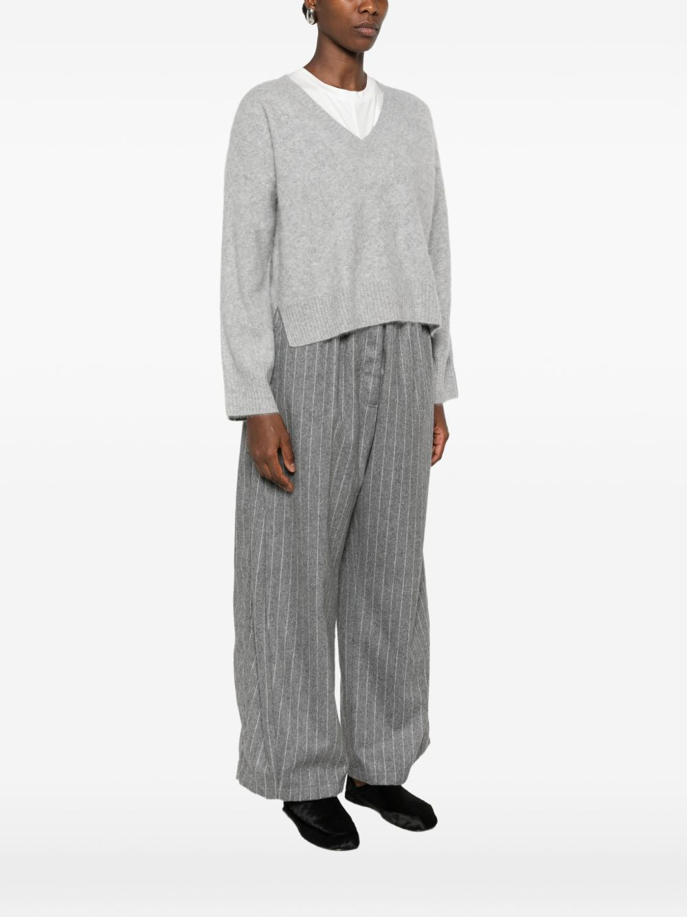 CT PLAGE Sweaters GREY – 100% Wool - view 4