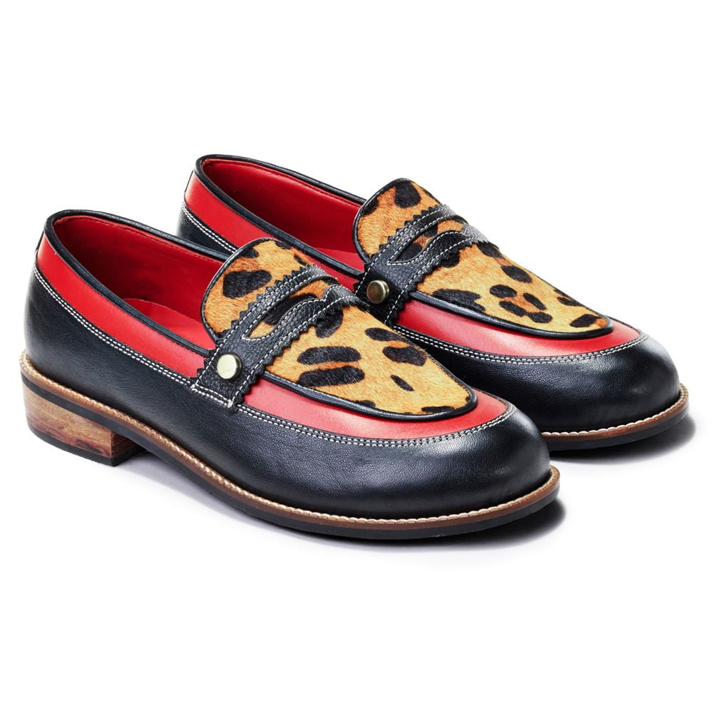 Leopard slip_on women – Banjaaran India Leopard Slip_on for Women (discontinued)