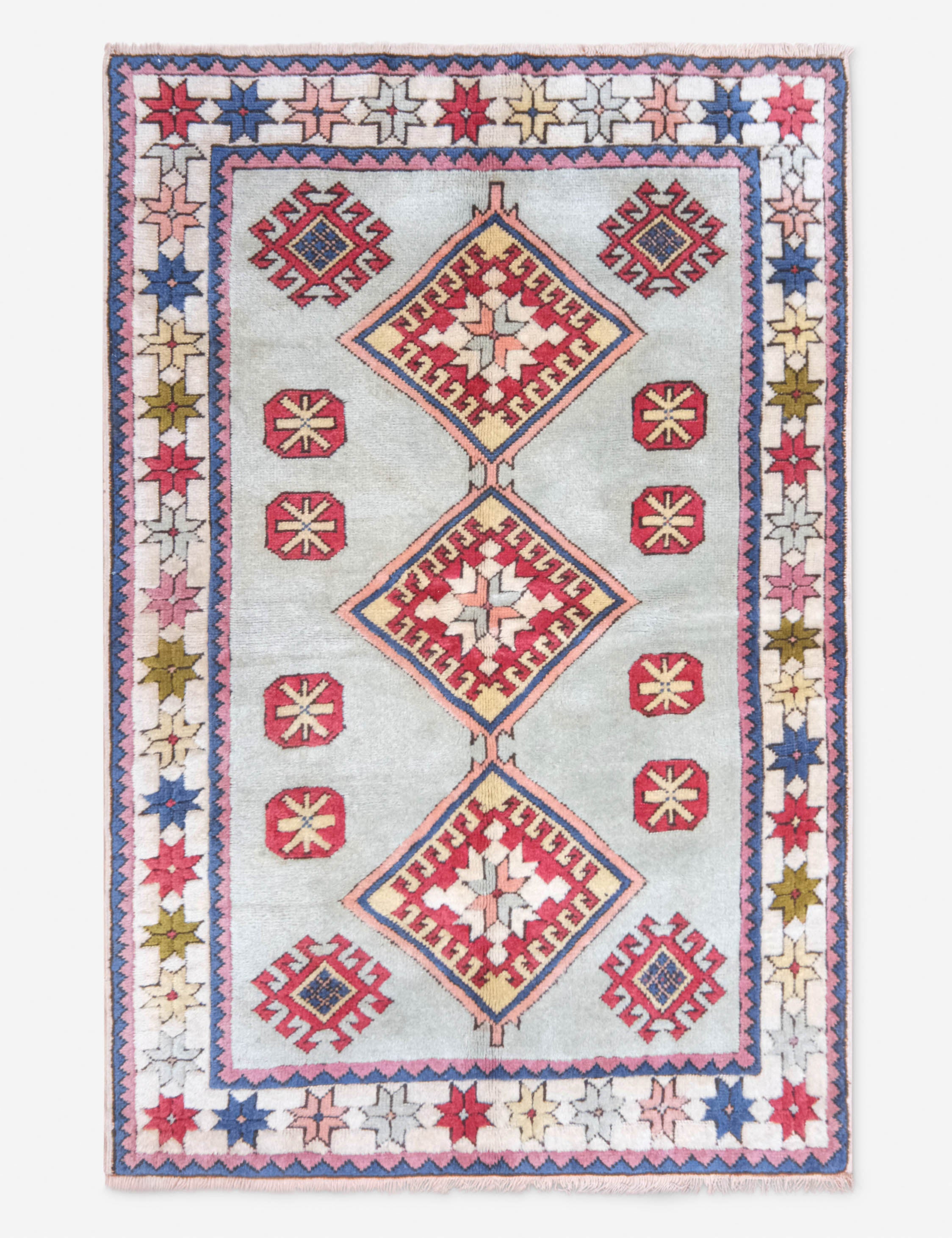 Lulu and Georgia Vintage Moroccan Rug no. 88, 4'3" x 6'2"
