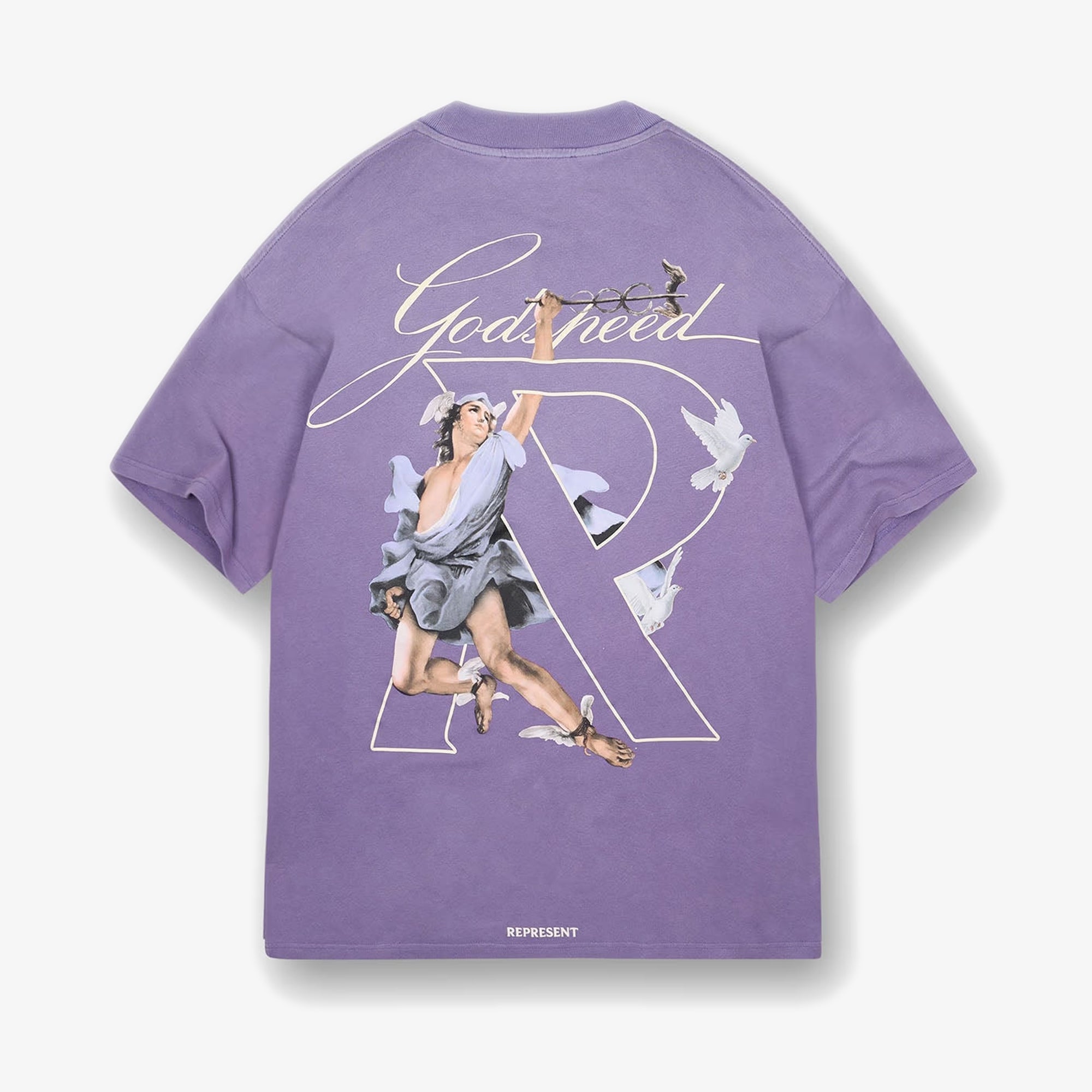 Represent | Hermes T-shirt { Purple - view 5